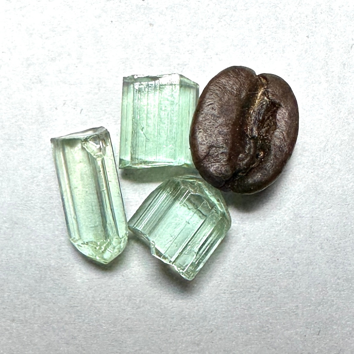 CONGO TOURMALINE 3pcs., 1.65g Facet Rough Parcel