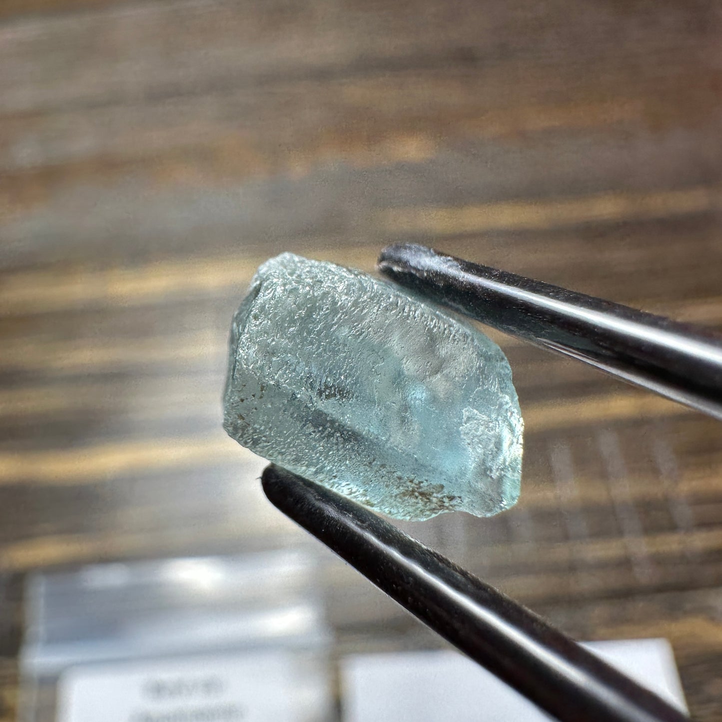 AQUAMARINE 3pcs., 2.21g Facet Rough Parcel
