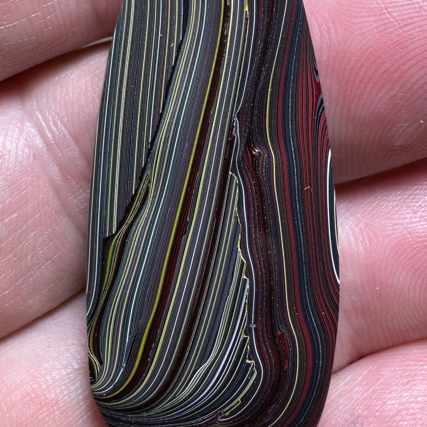 Corvette Fordite cabochon