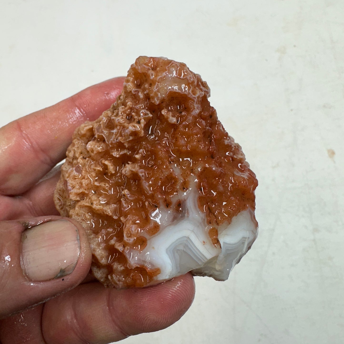 MOROCCAN AHOULI AGATE Rough - 0.41 Pounds