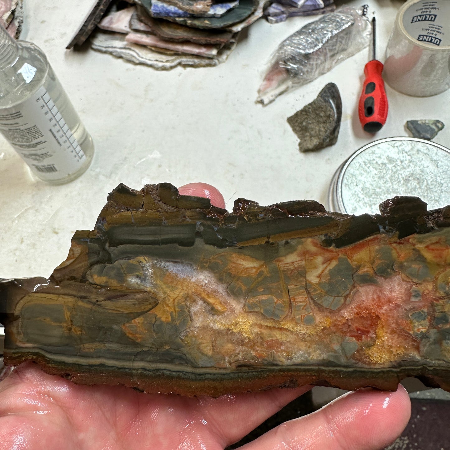 DRY CREEK JASPER Slab - 190 grams