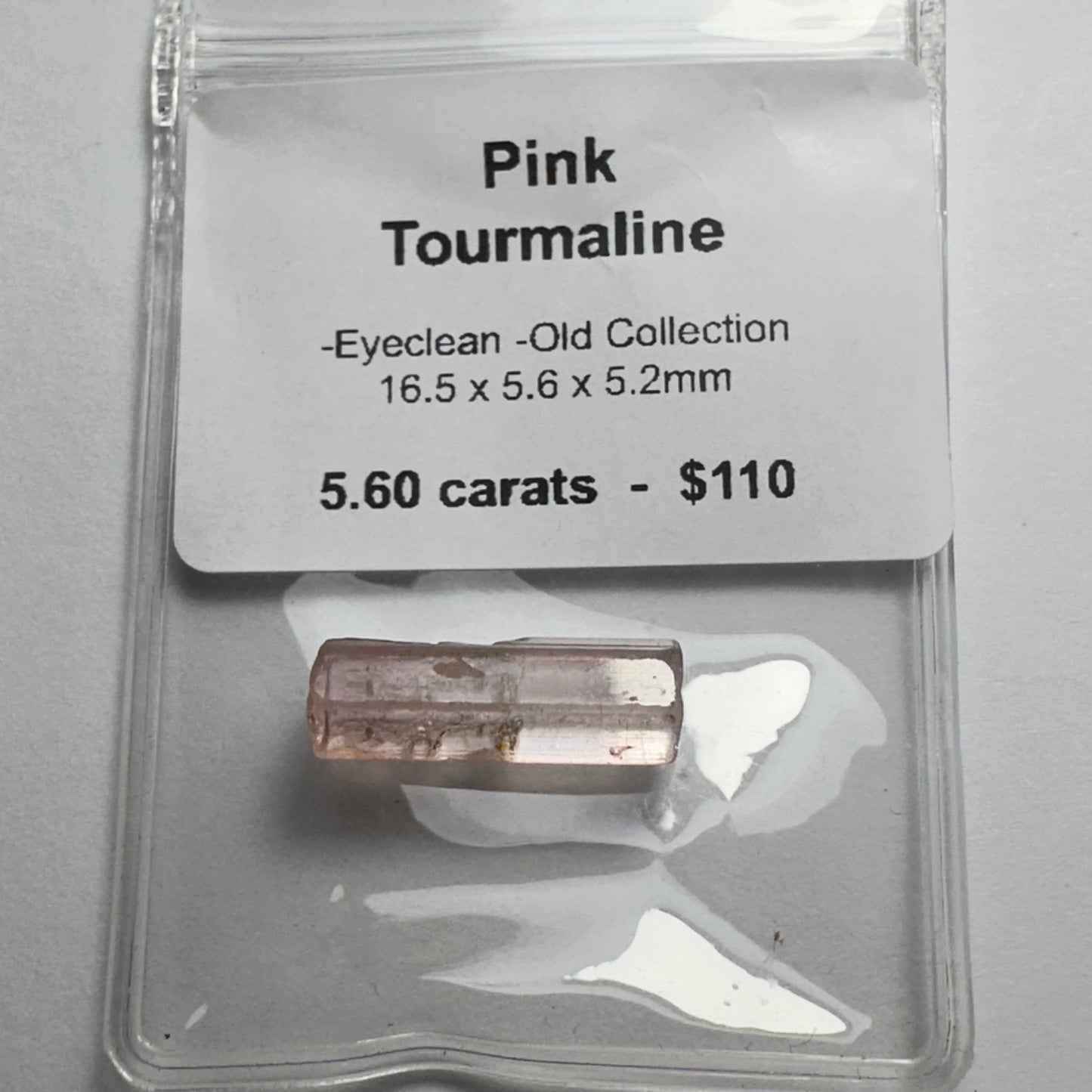 5.60ct PINK TOURMALINE Facet Rough