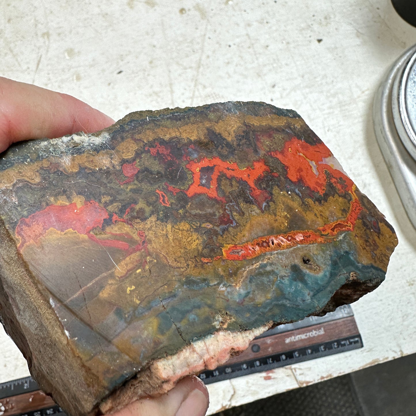 MOROCCAN SEAM AGATE Rough - 1.75 pounds