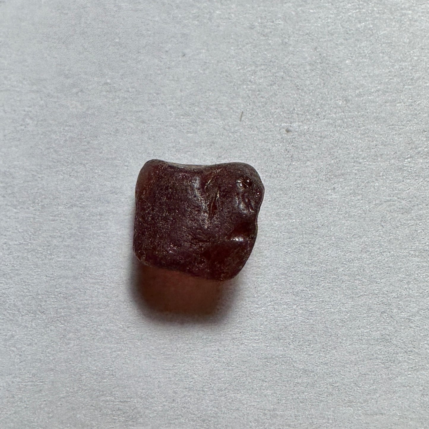 4.87ct  RED GARNET Facet Rough