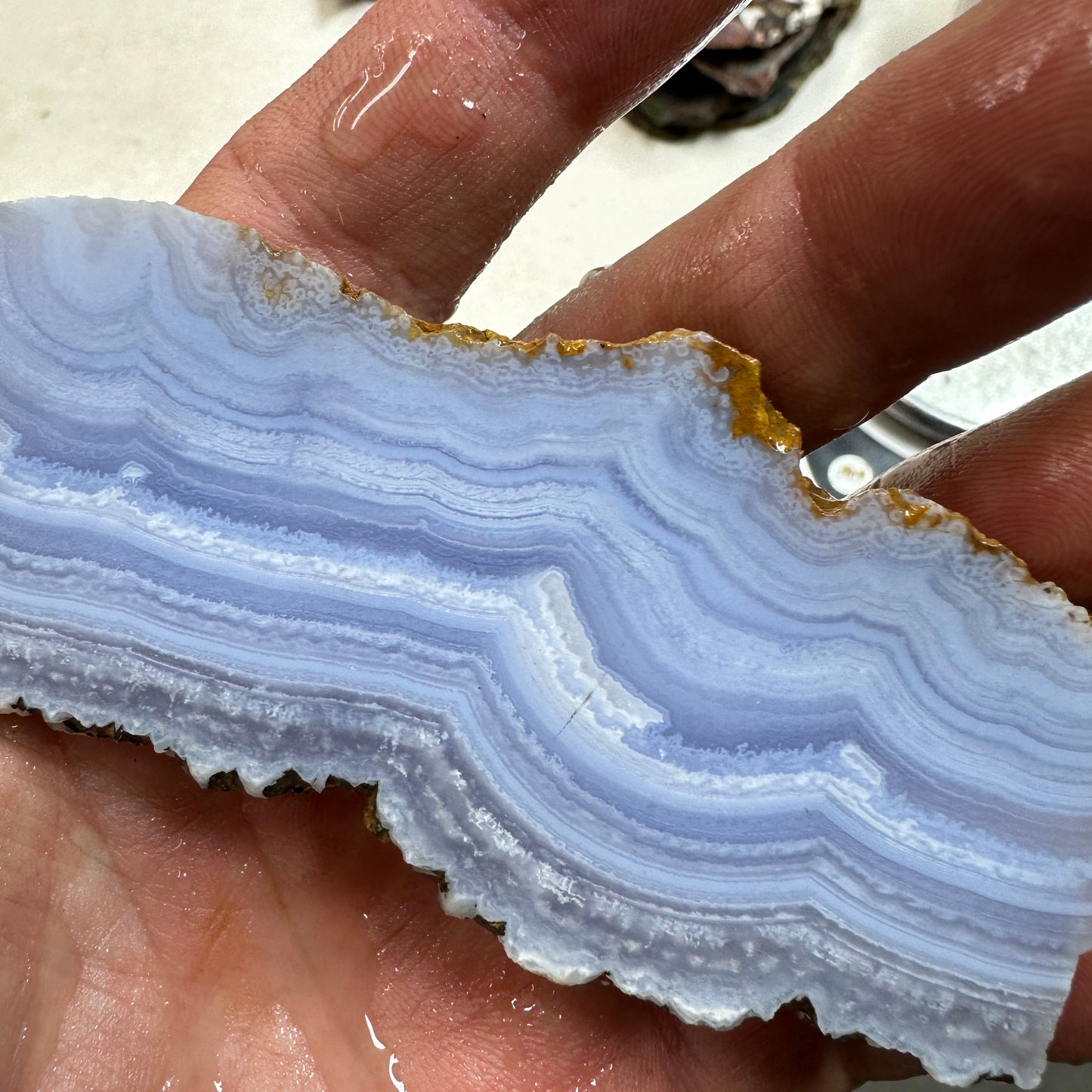 BLUE LACE AGATE Slab - 70 grams