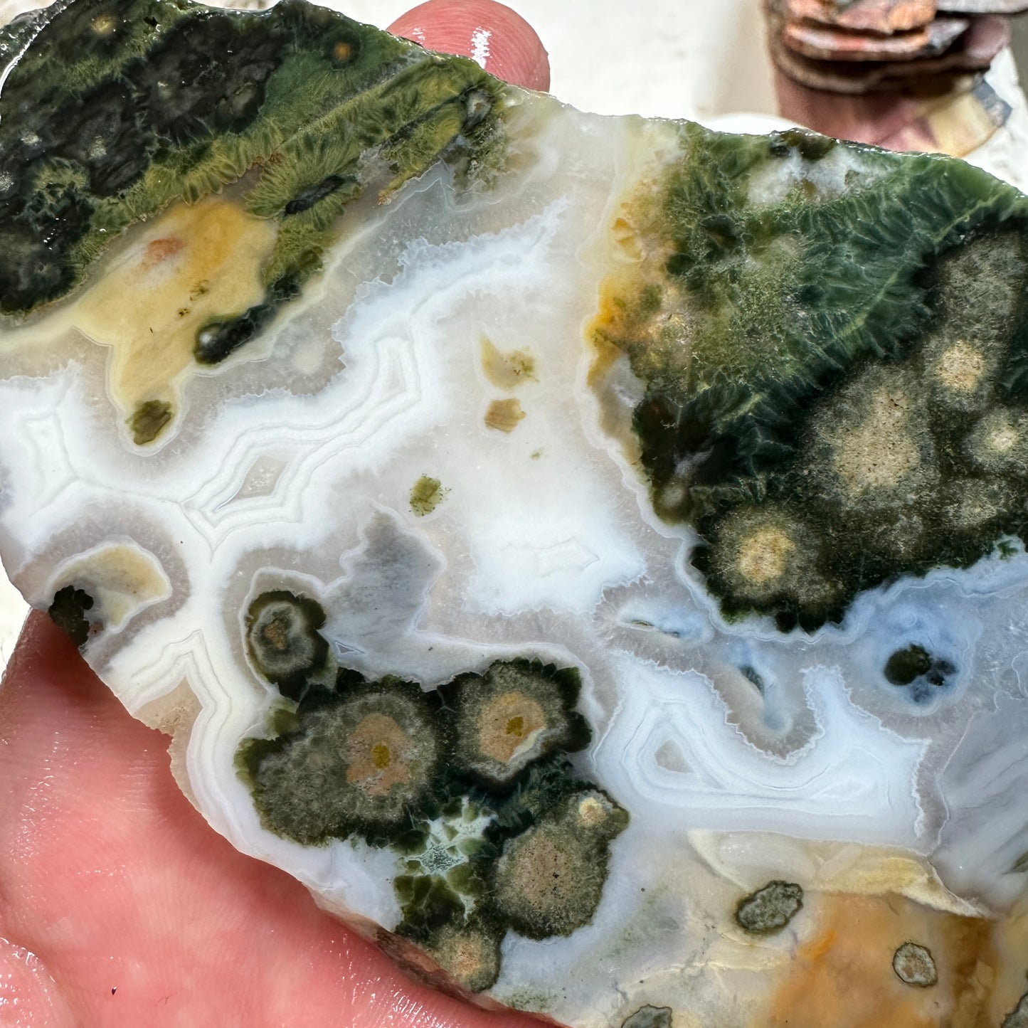 OCEAN JASPER Slab - 153 grams