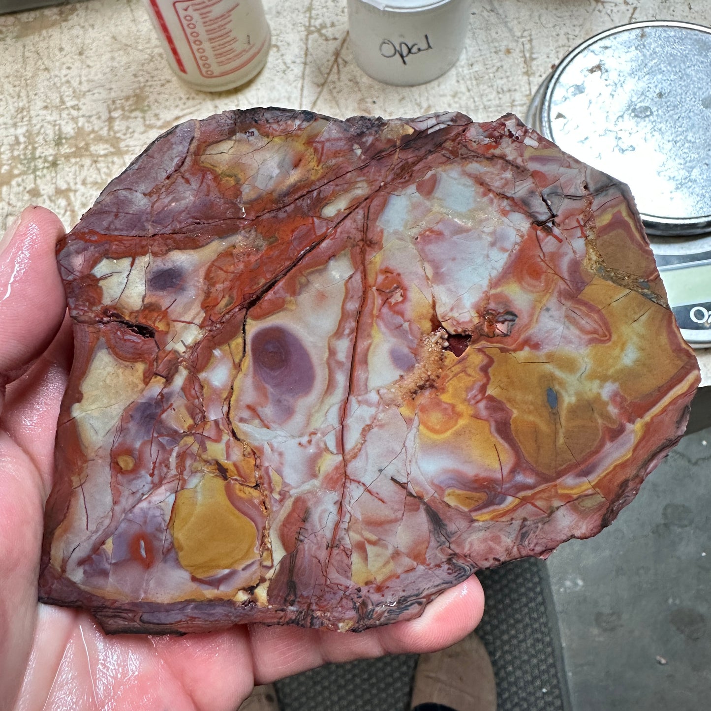 MESCALERO JASPER Slab - 263 grams