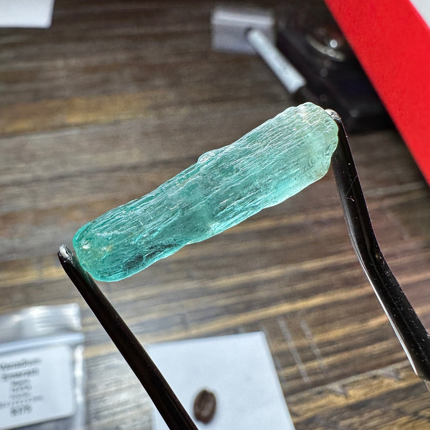 12.47ct VANADIUM EMERALD Facet Rough