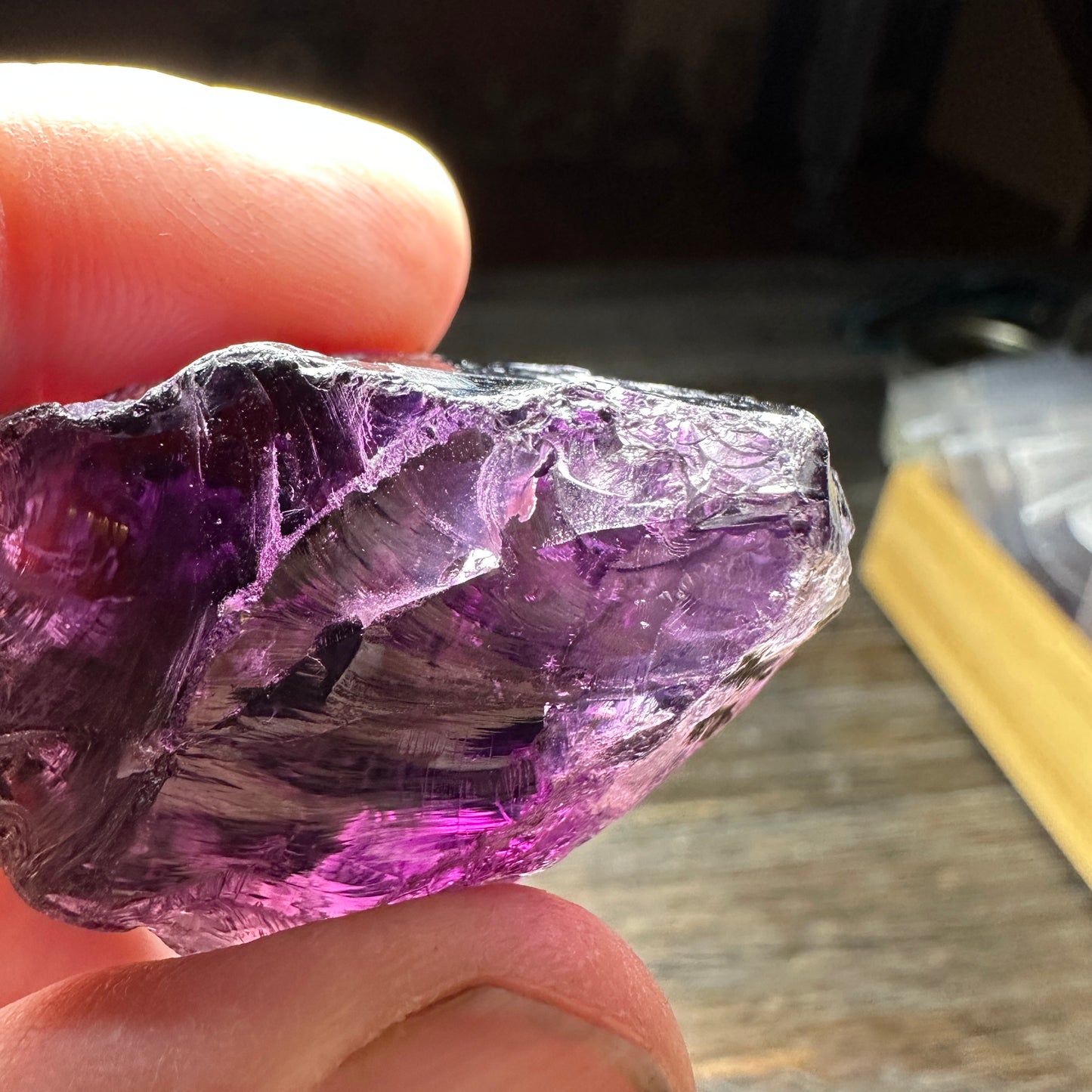 344ct Brazilian AMETHYST QUARTZ Facet Rough