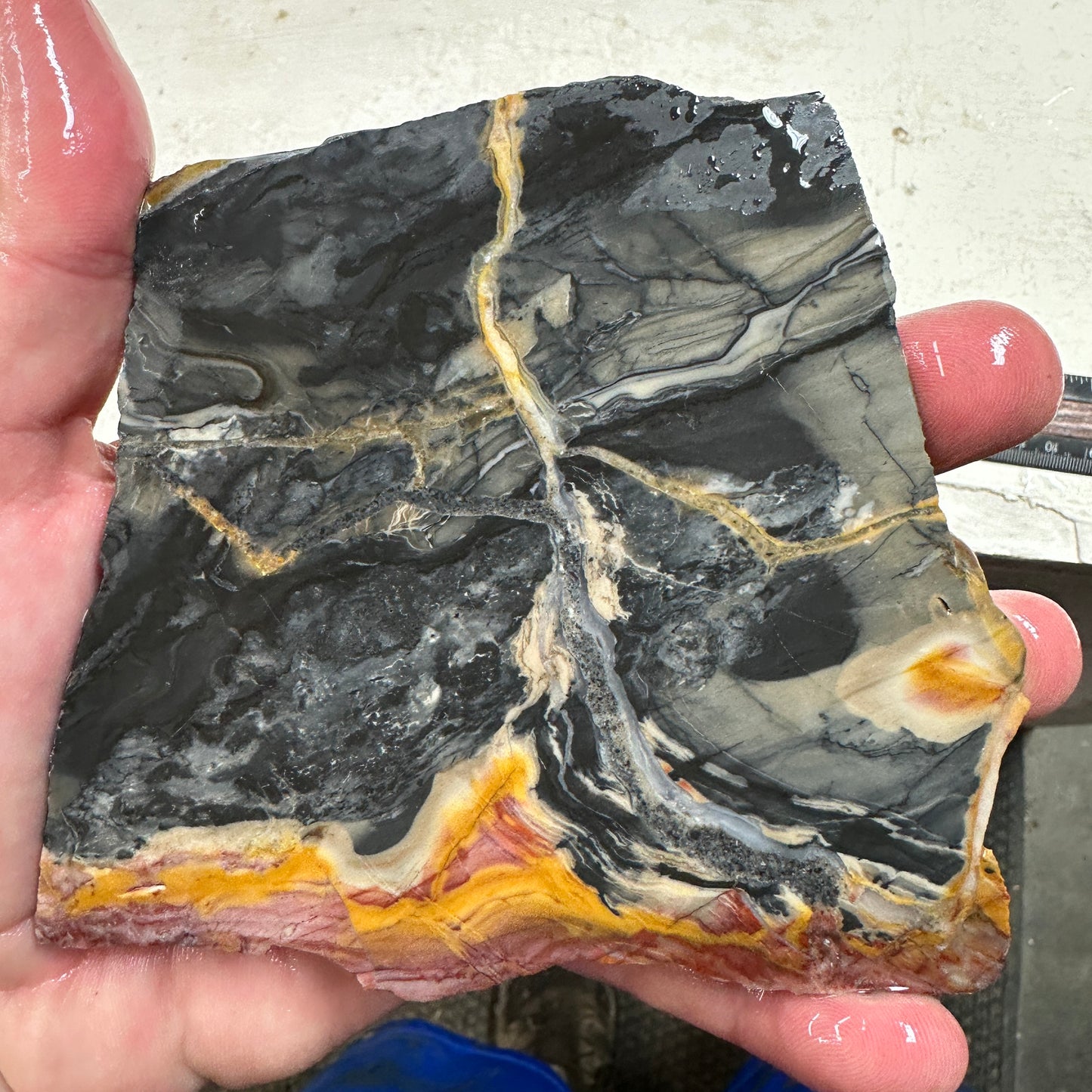 WINDY MOUNTAIN JASPER Slab - 223 grams