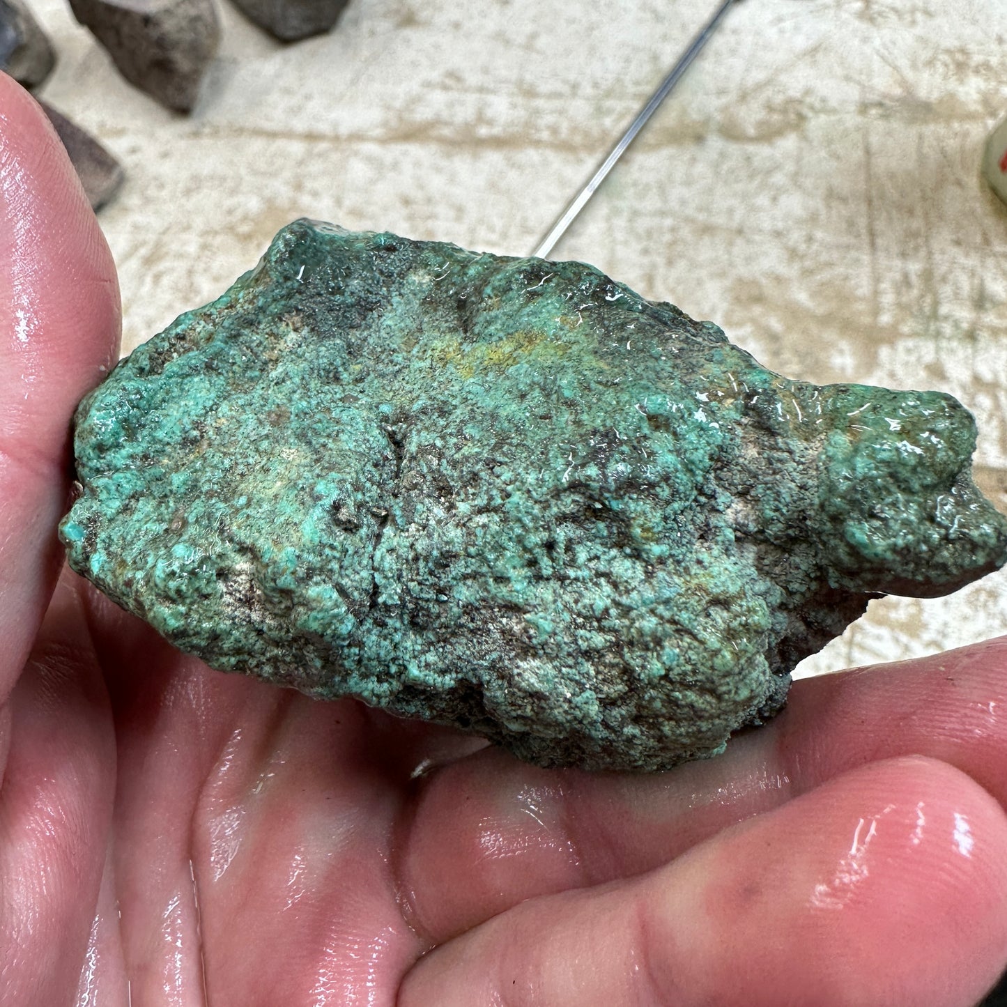 230 gram MORENCI2 Turquoise rough