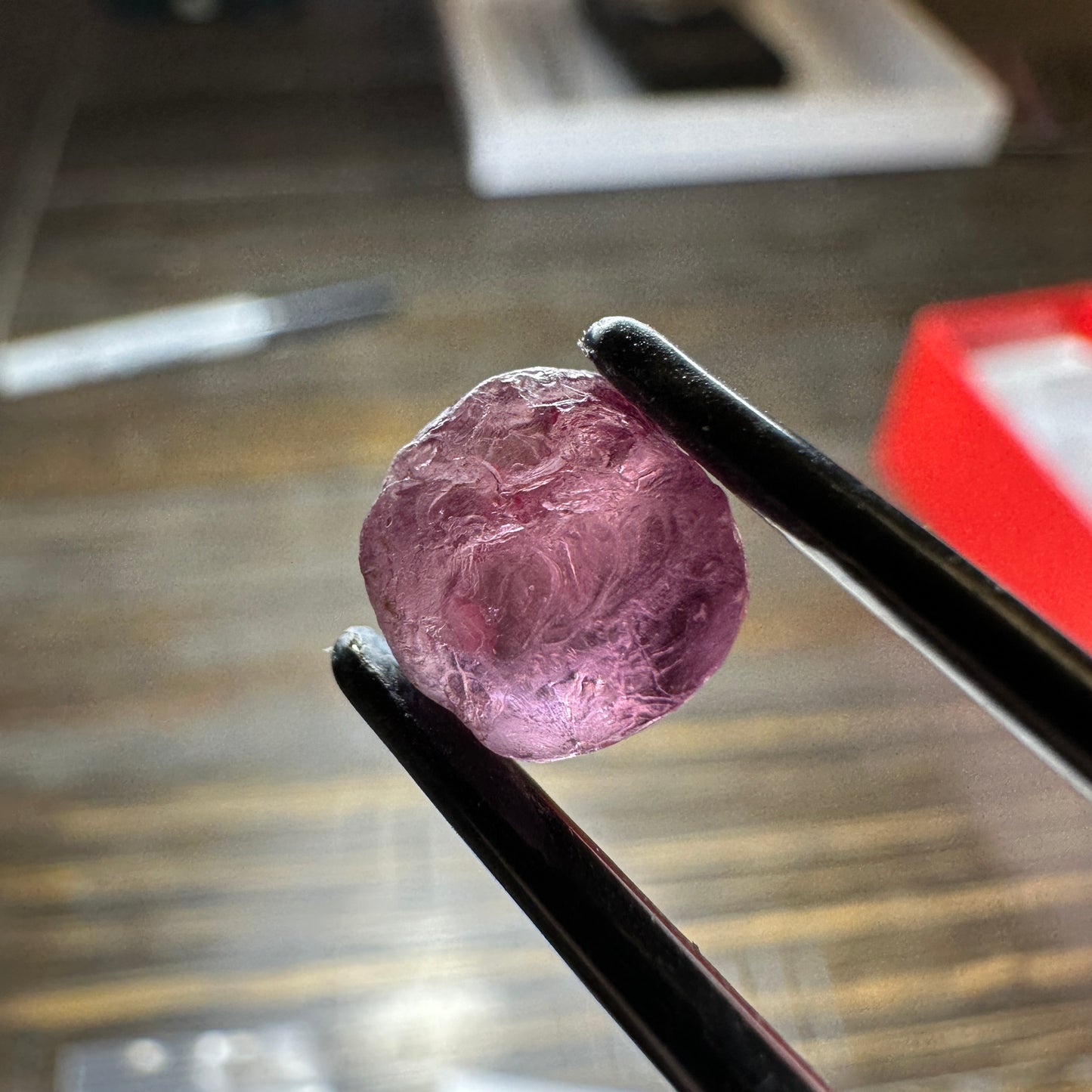 MAHENGE GARNET 3pcs., 2.28g Facet Rough Parcel