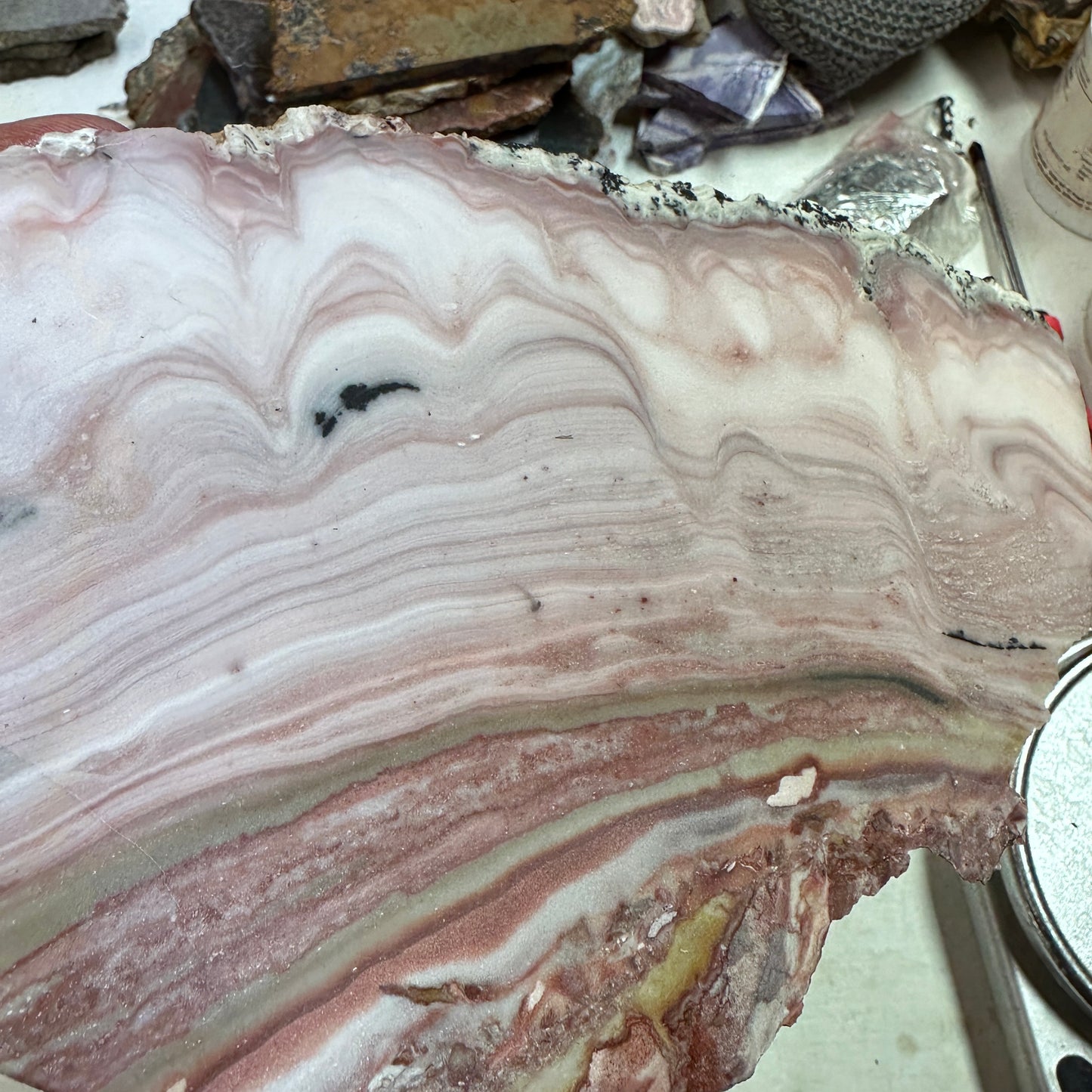 WINDY MOUNTAIN AGATE Slab - 398 grams