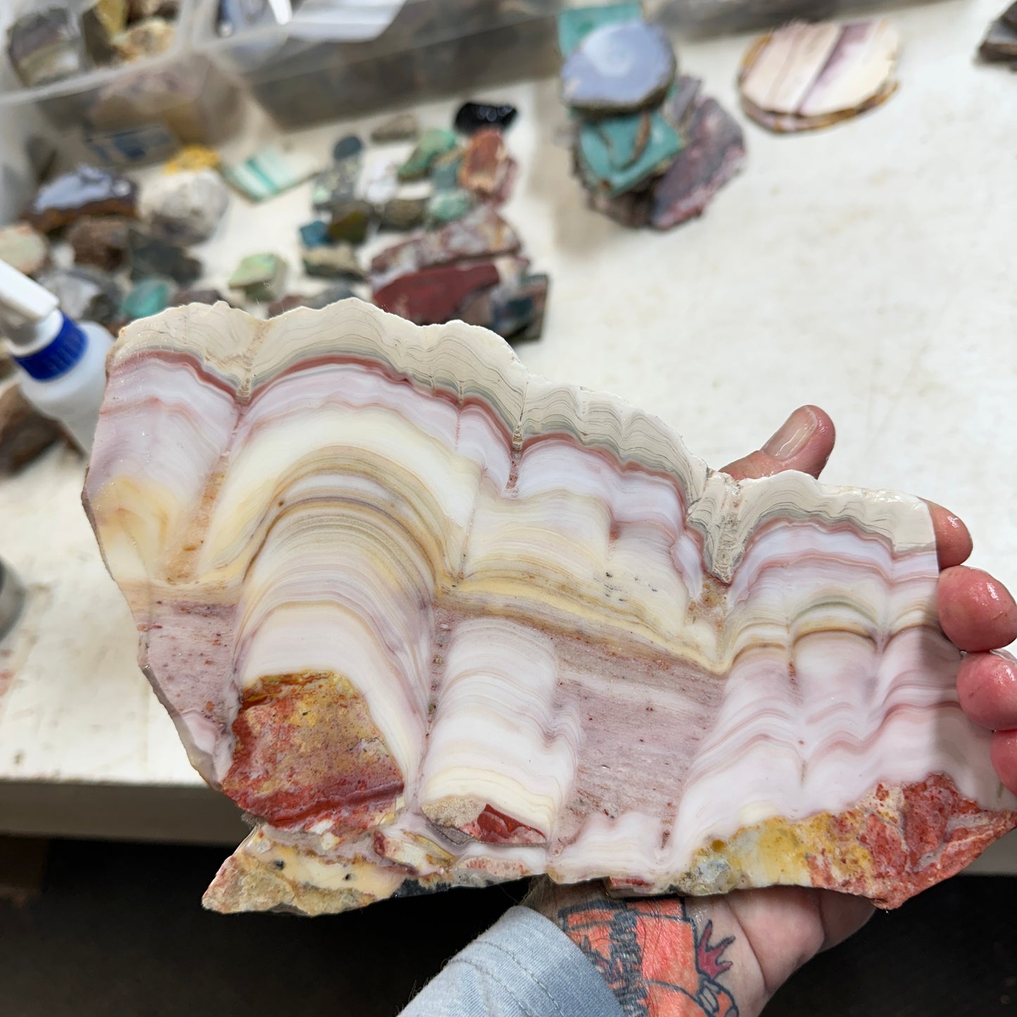 WINDY MOUNTAIN AGATE Slab - 535 grams