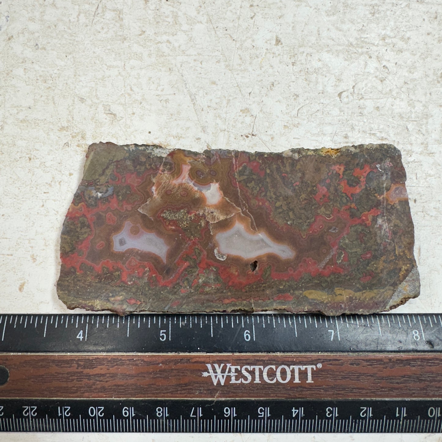 MOROCCAN SEAM AGATE Slab - 85 grams