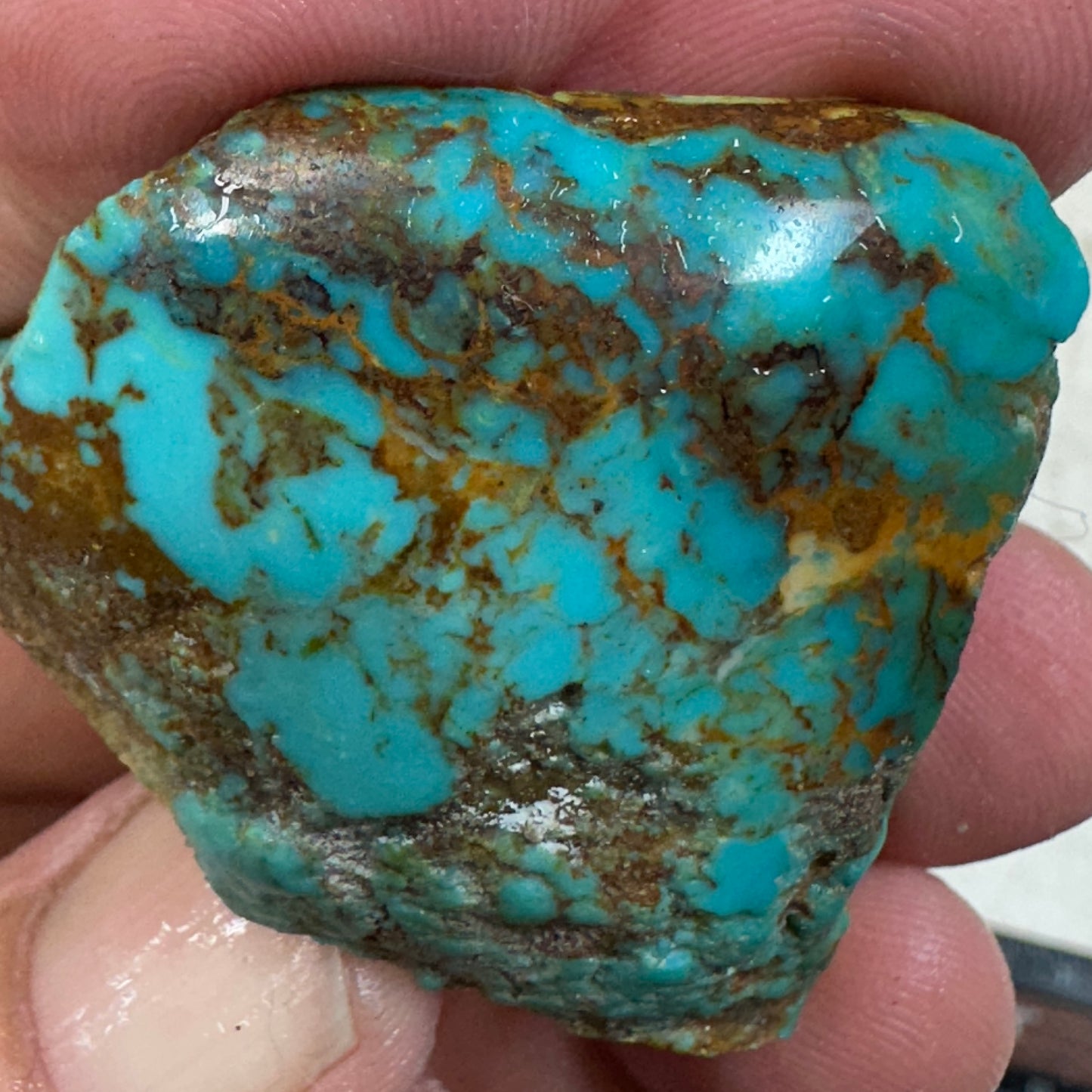 KINGMAN CEREMONIAL Turquoise rough - 49.6 grams