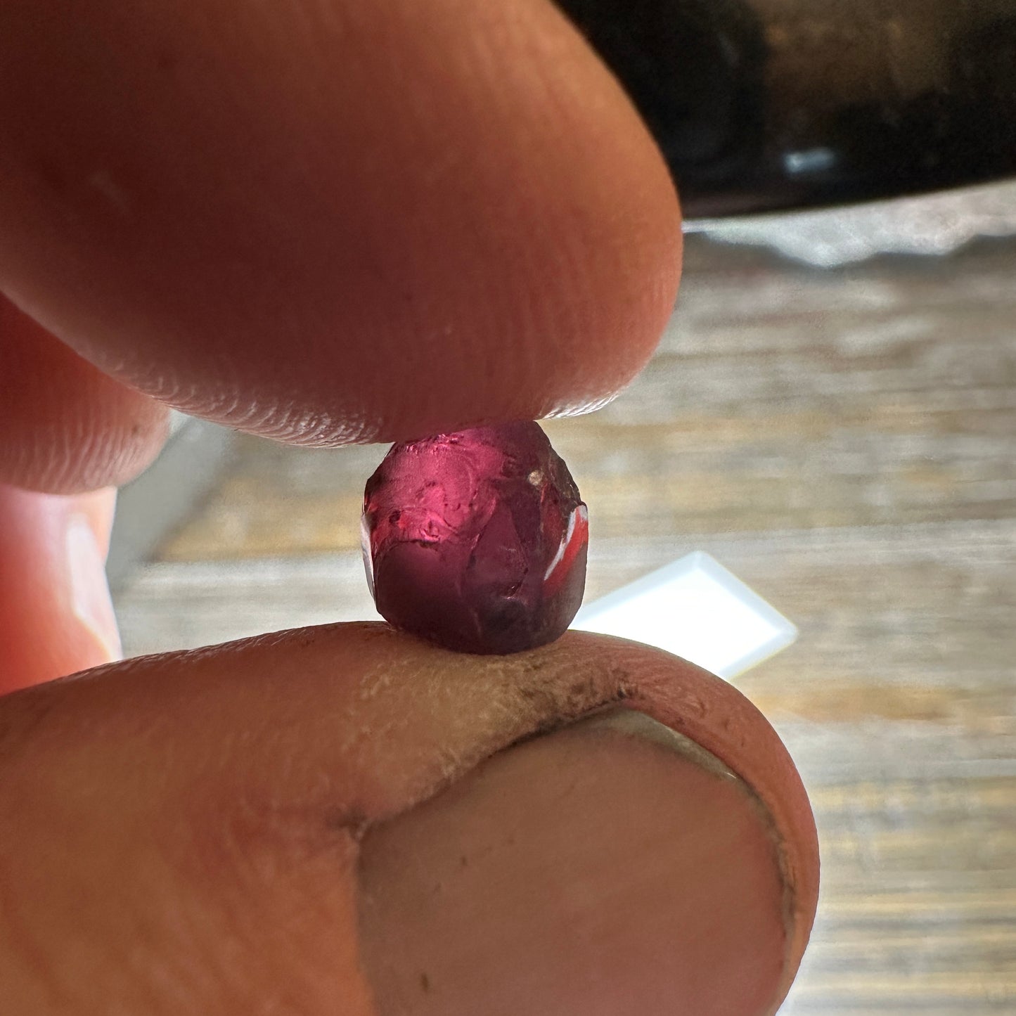 5.22ct RHODOLITE GARNET Facet Rough