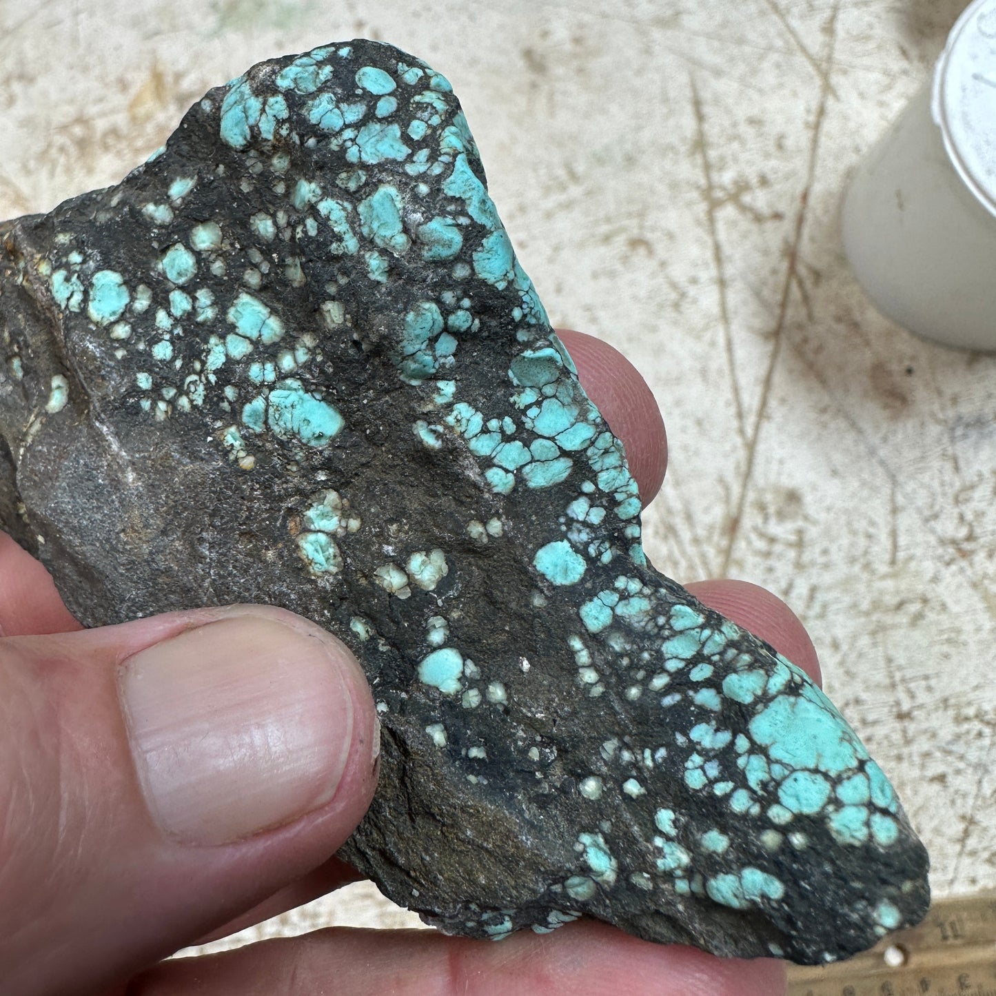 143 gram Hubei Turquoise rough