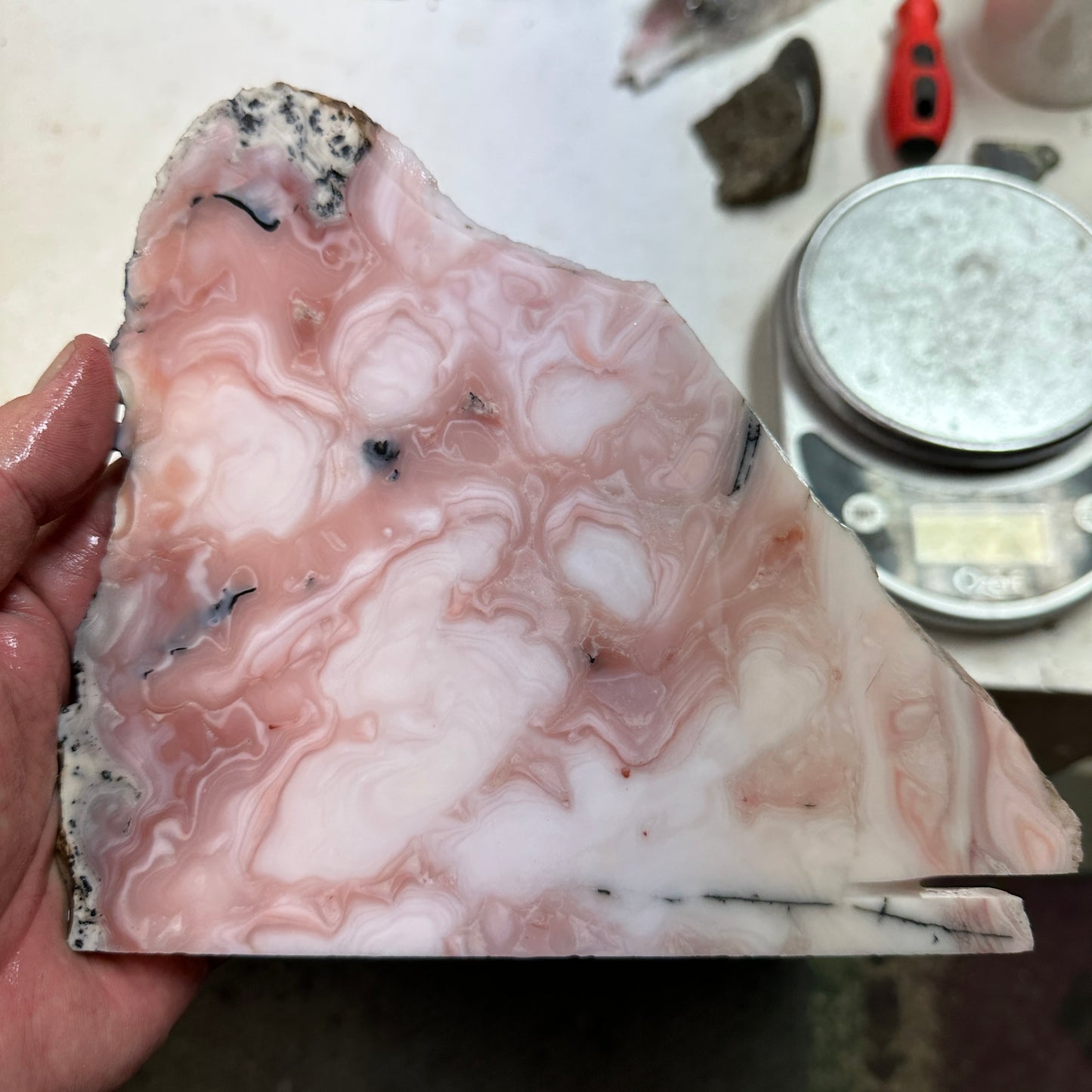 WINDY MOUNTAIN AGATE Slab - 382 grams