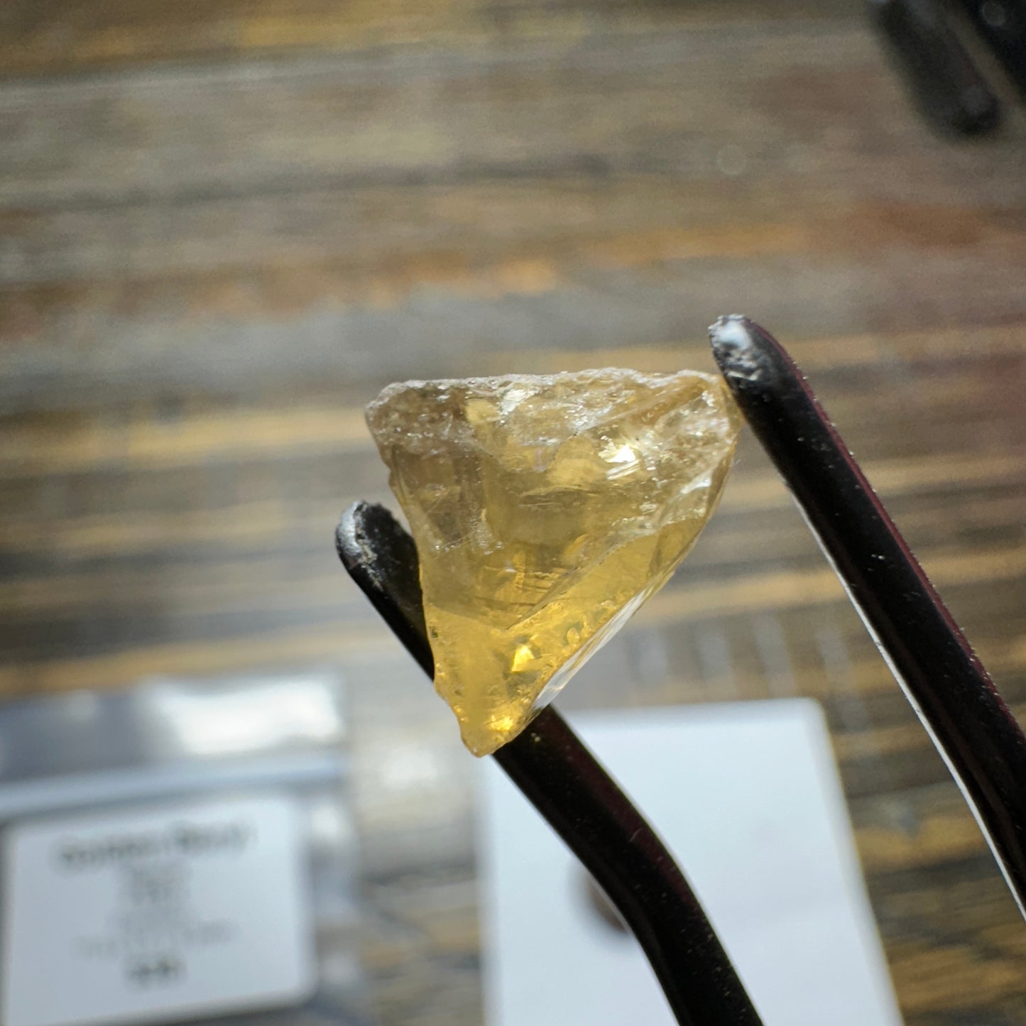 4.65ct GOLDEN BERYL Facet Rough