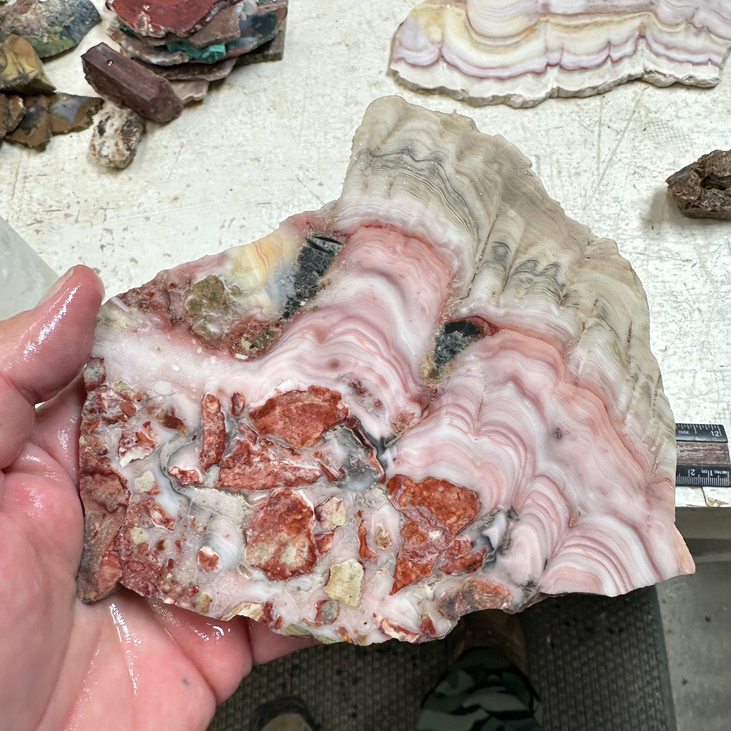 WINDY MOUNTAIN AGATE Slab - 262 grams