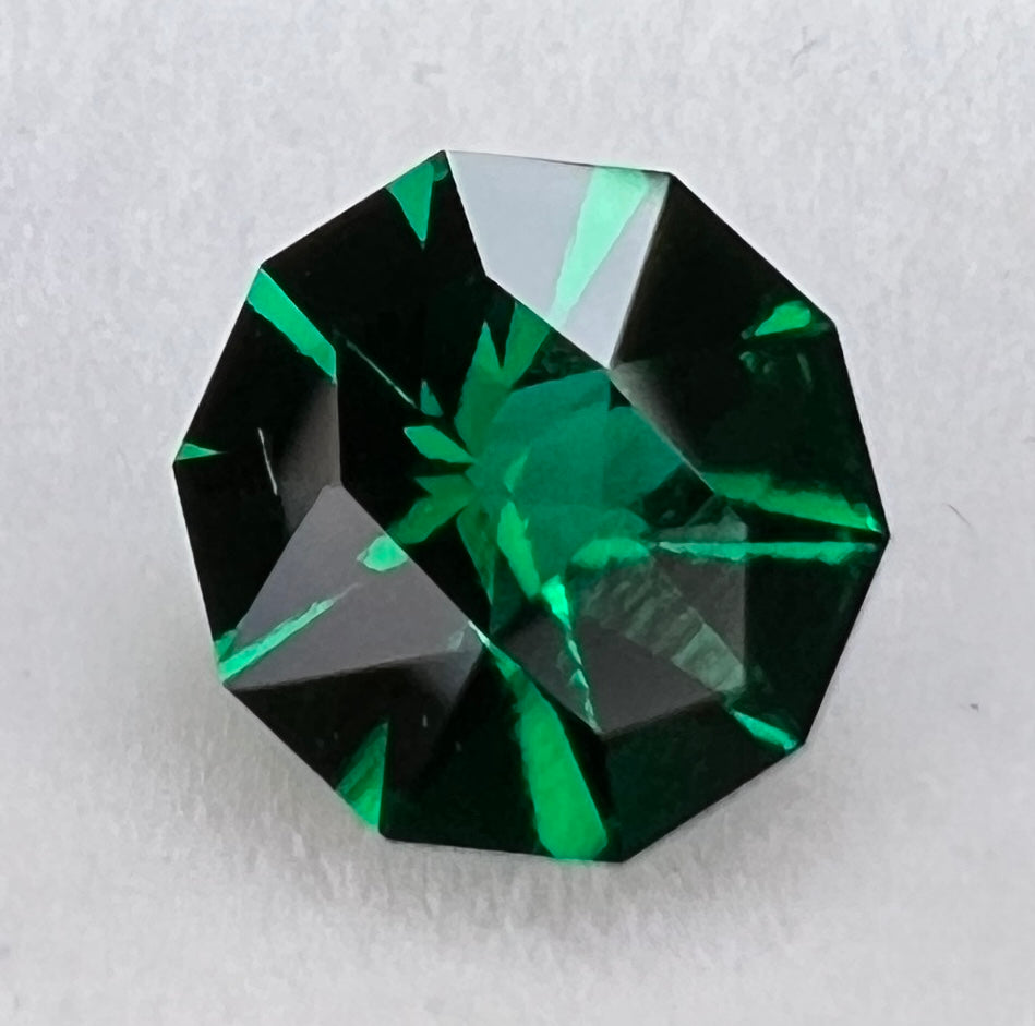 Hydrothermal ZAMBIAN EMERALD Faceted Stone