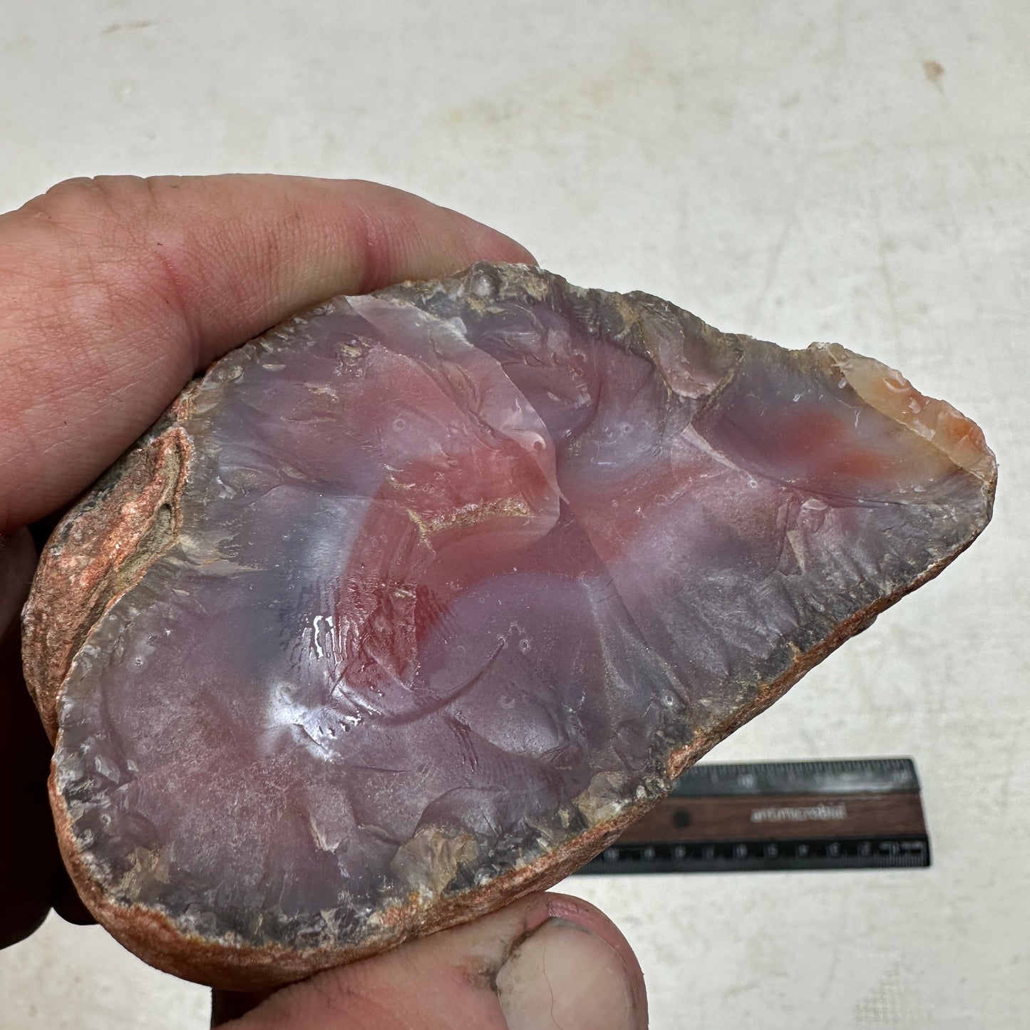 SWAZI ROSE AGATE Rough - 0.83 Pounds