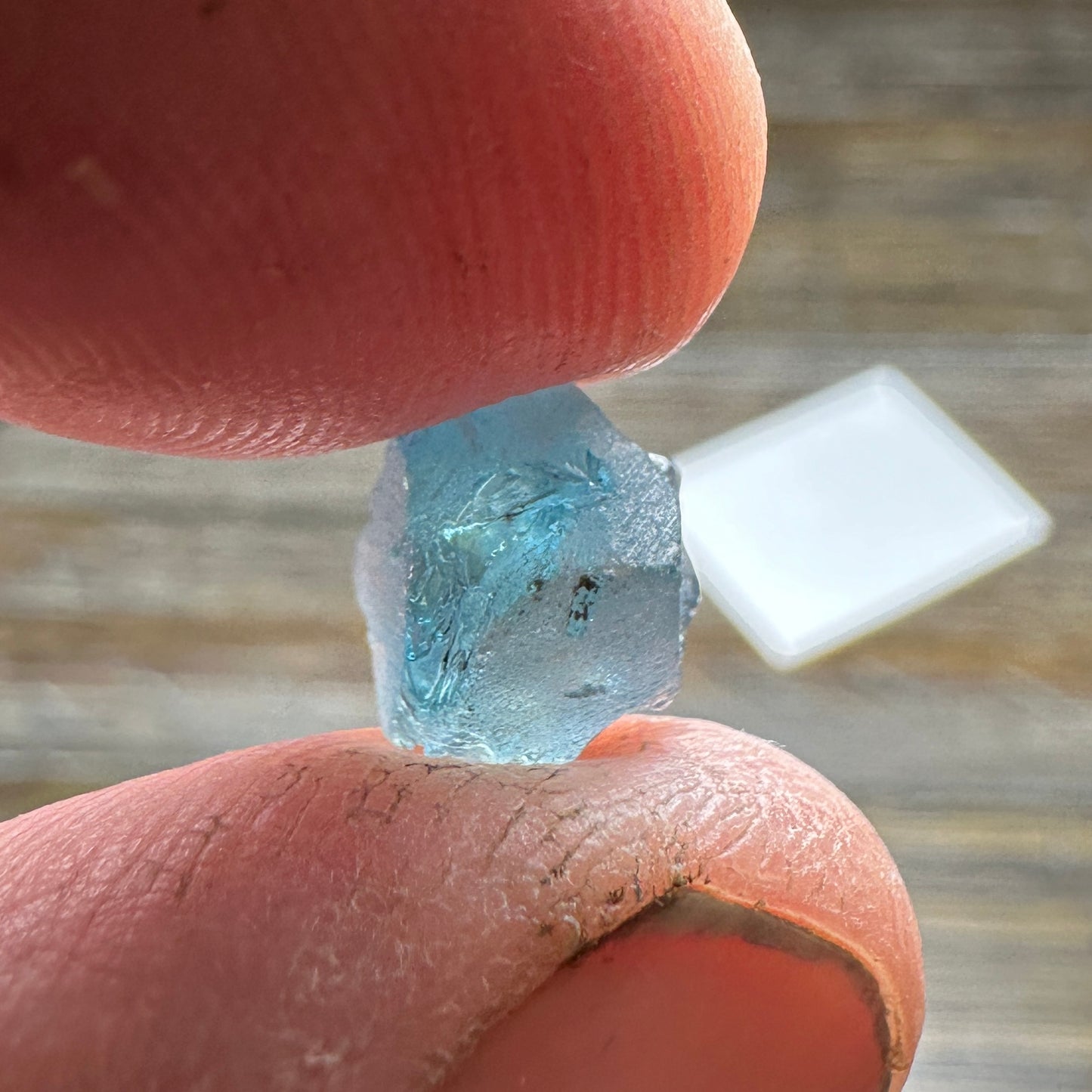 7.70ct BLUE ZIRCON Facet Rough