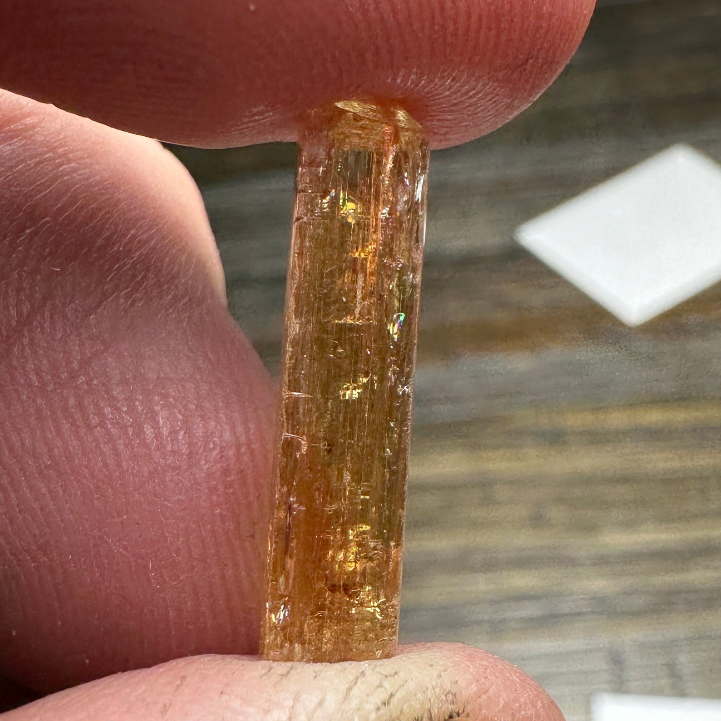 12.40ct IMPERIAL TOPAZ Facet Rough