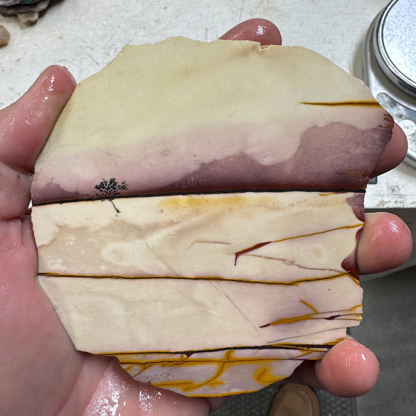 PASTEL MOOKAITE Slab - 138 grams