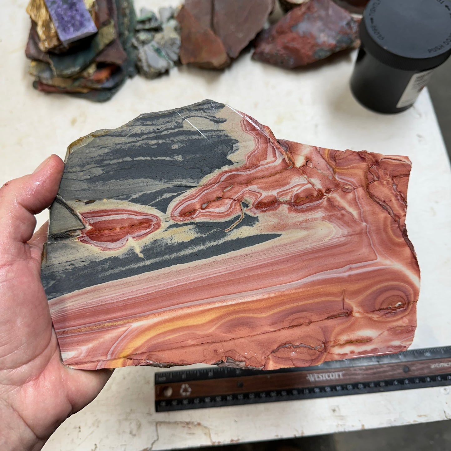 WINDY MOUNTAIN JASPER Slab - 528 grams