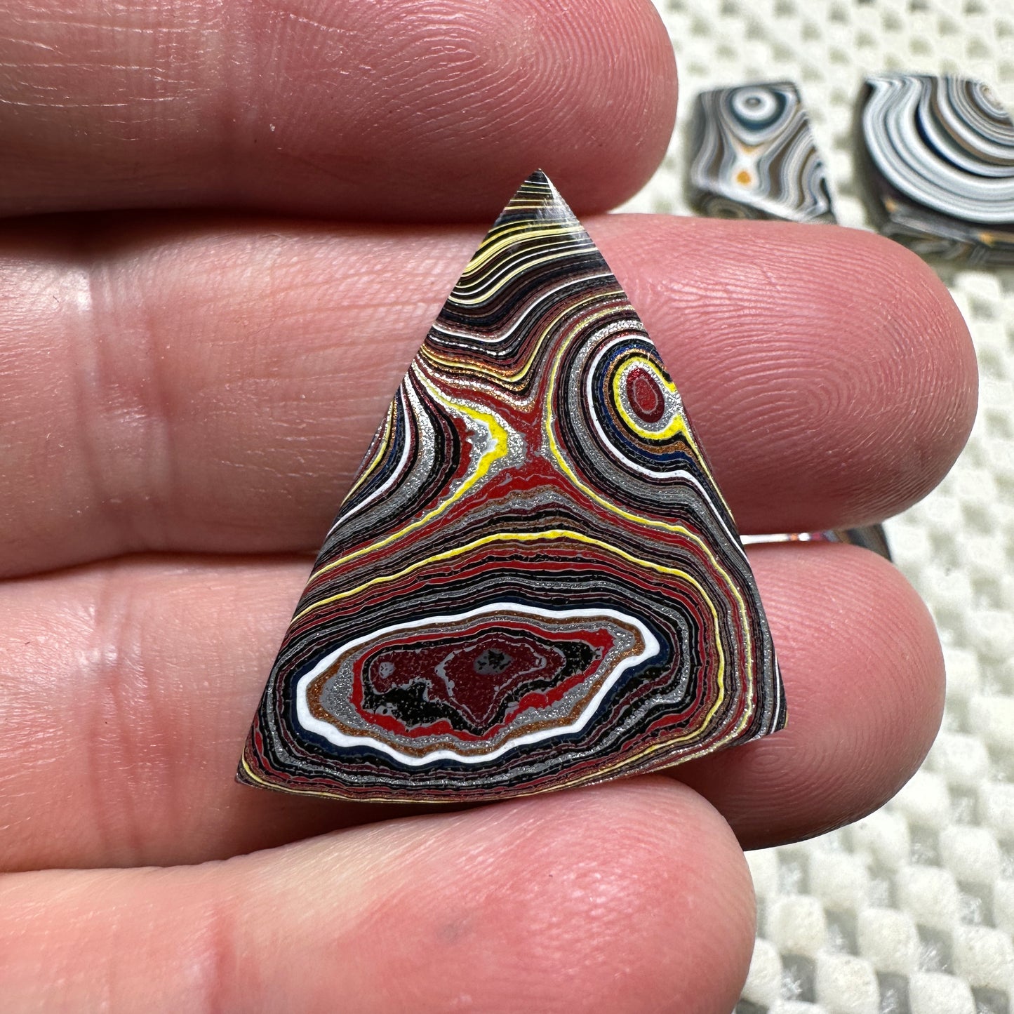 CORVETTE  Fordite cabochon