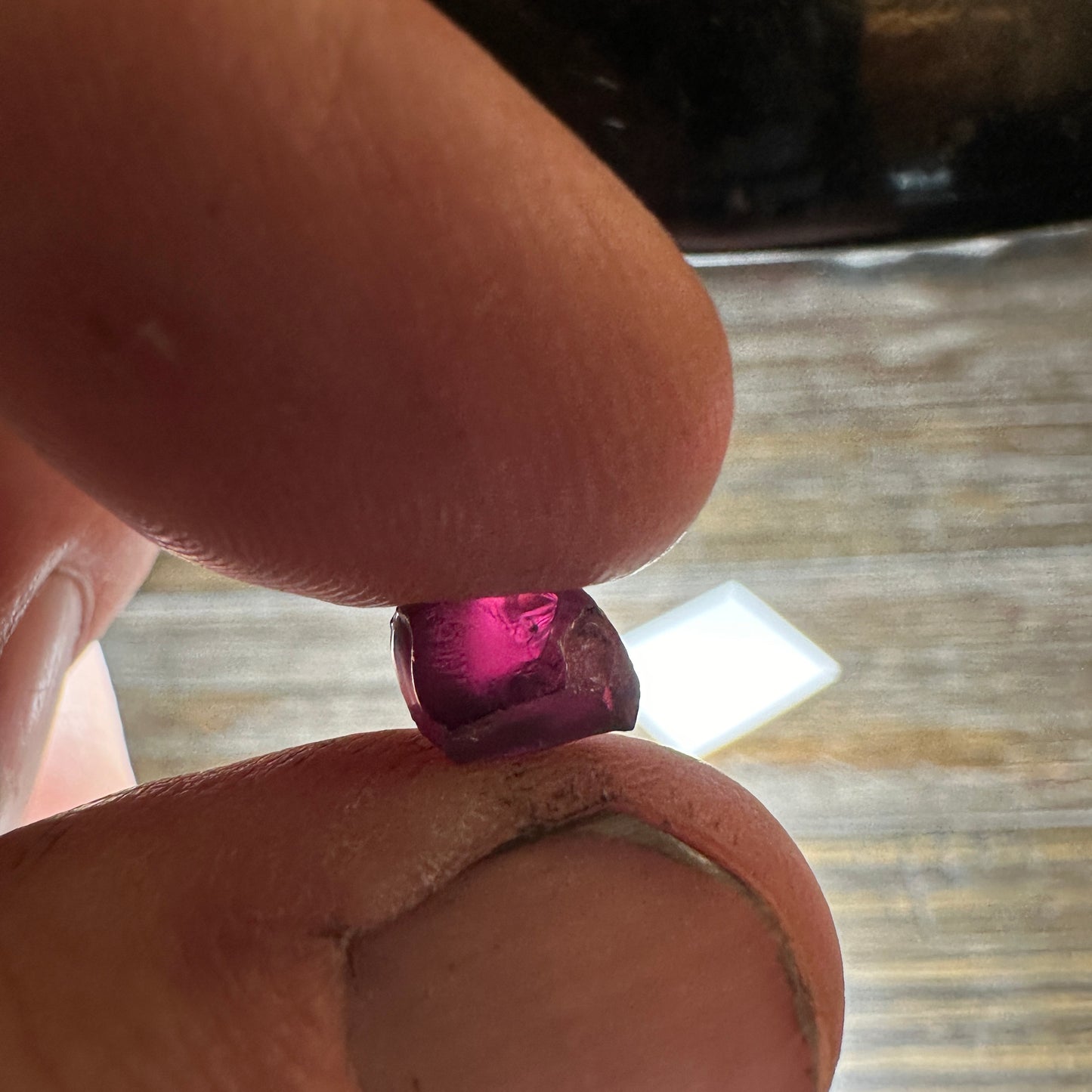 5.22ct RHODOLITE GARNET Facet Rough