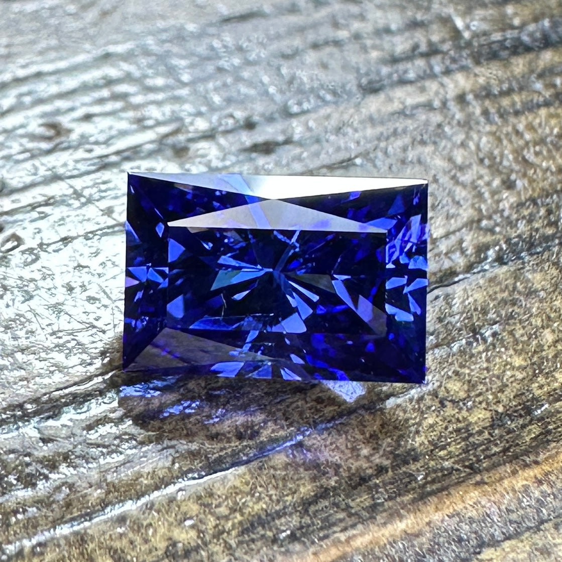 2.26ct Heated TANZANITE Faceted Stone TAN001