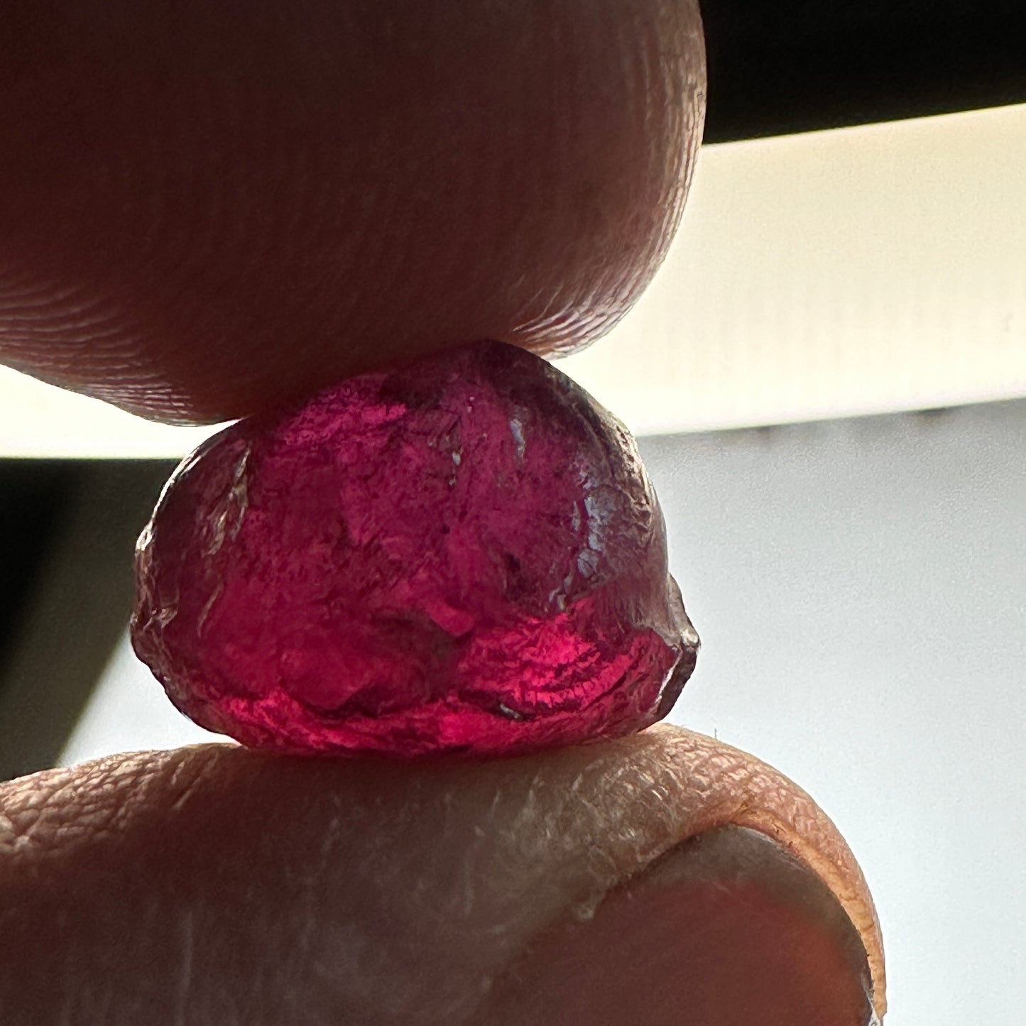 11.9ct RHODOLITE GARNET Facet Rough