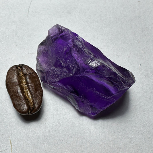 37.3ct RWANDAN AMETHYST QUARTZ Facet Rough