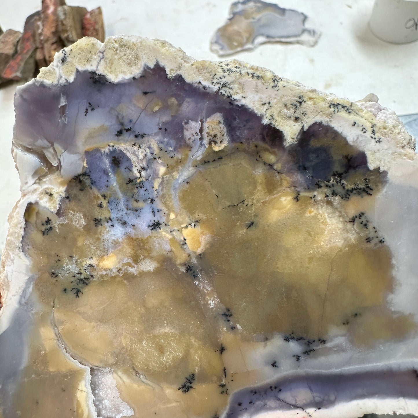 AMETHYST SAGE AGATE Slab - 271 grams