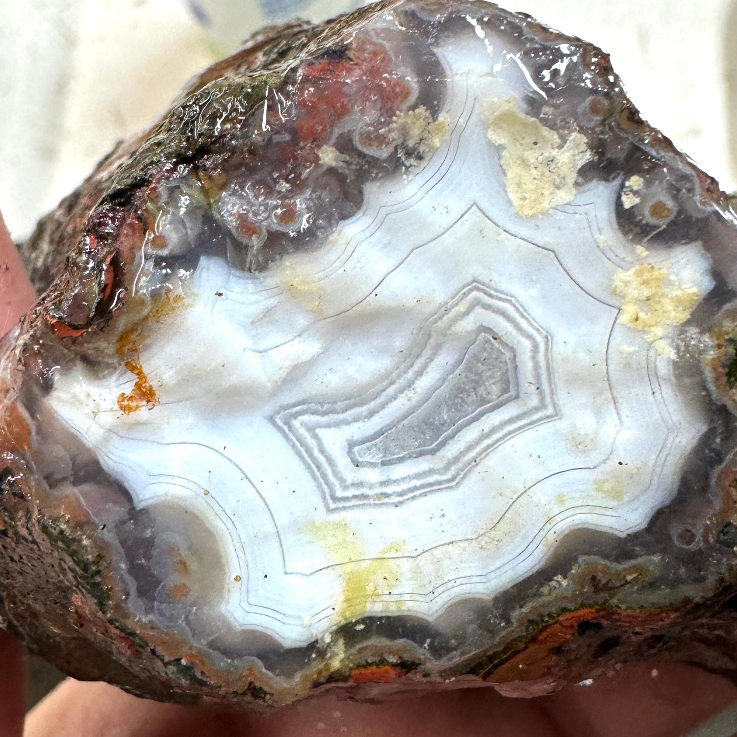 MOROCCAN KERROUCHEN AGATE Rough - 1.73 Pounds