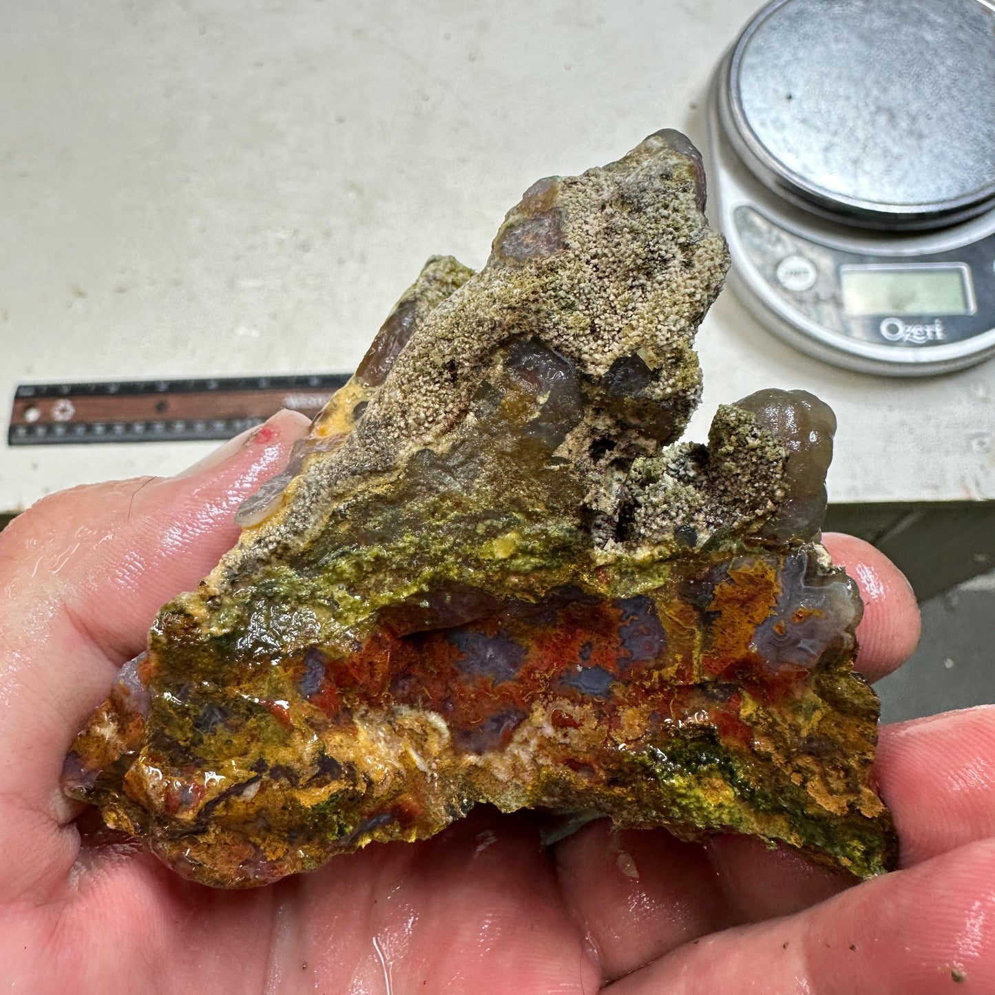 CATHEDRAL AGATE Rough - 0.76 Pounds