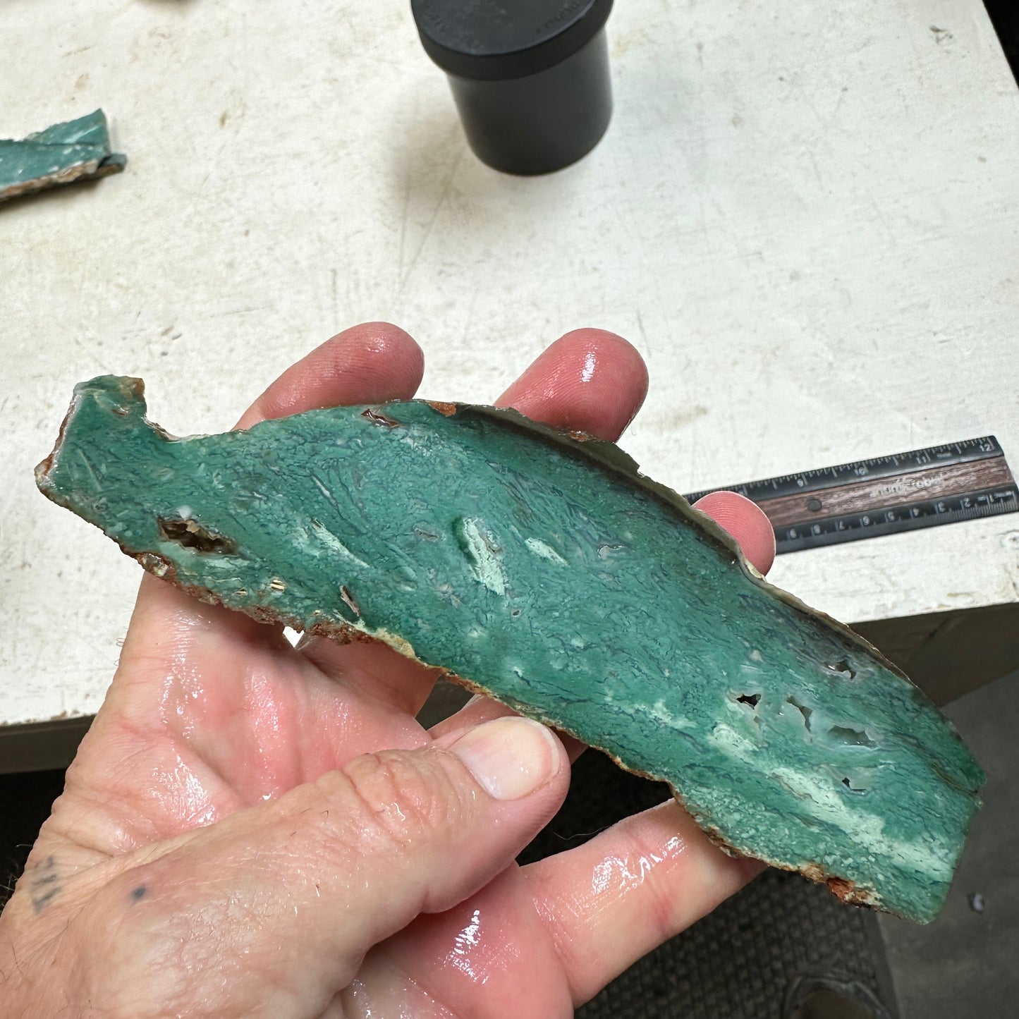 CHROME CHALCEDONY Slab - 116 grams