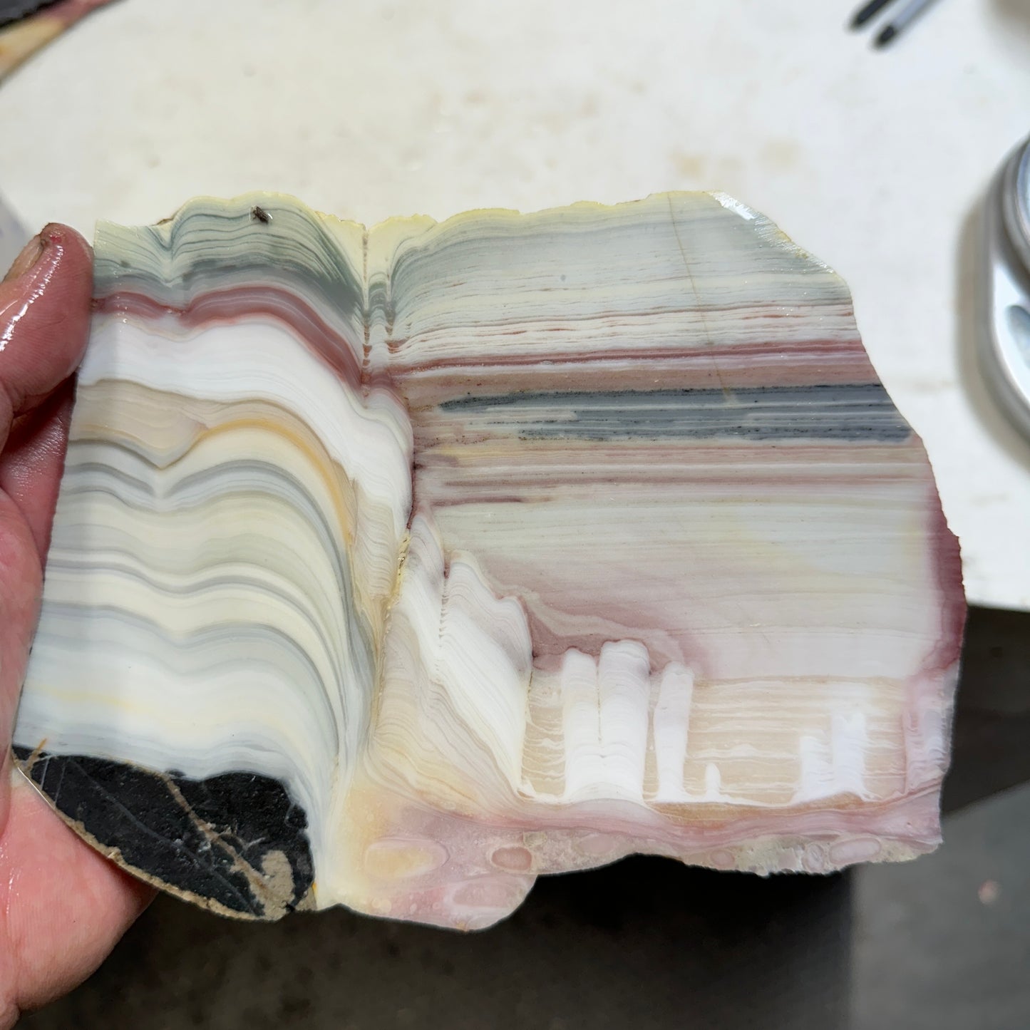 WINDY MOUNTAIN AGATE Slab - 368 grams