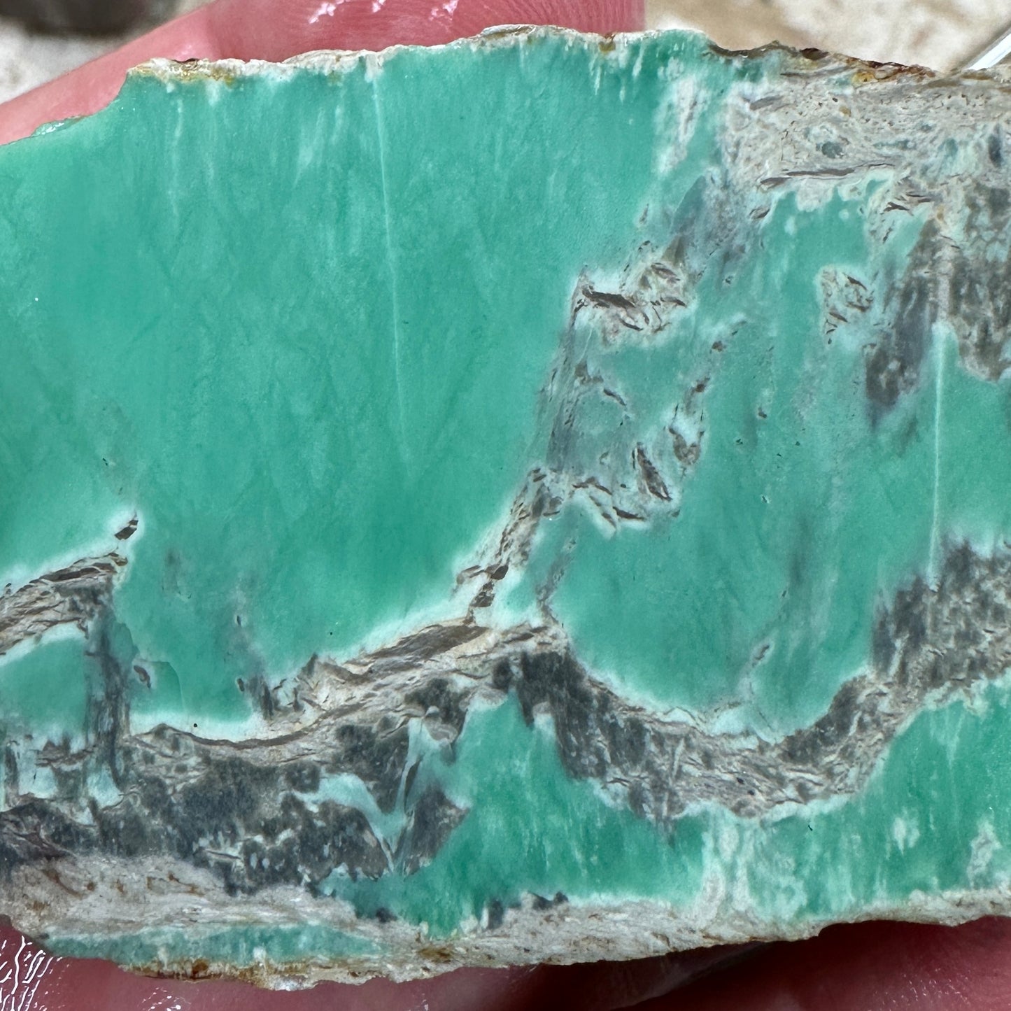 AUSTRALIAN VARISCITE Faced Rough - 229 grams