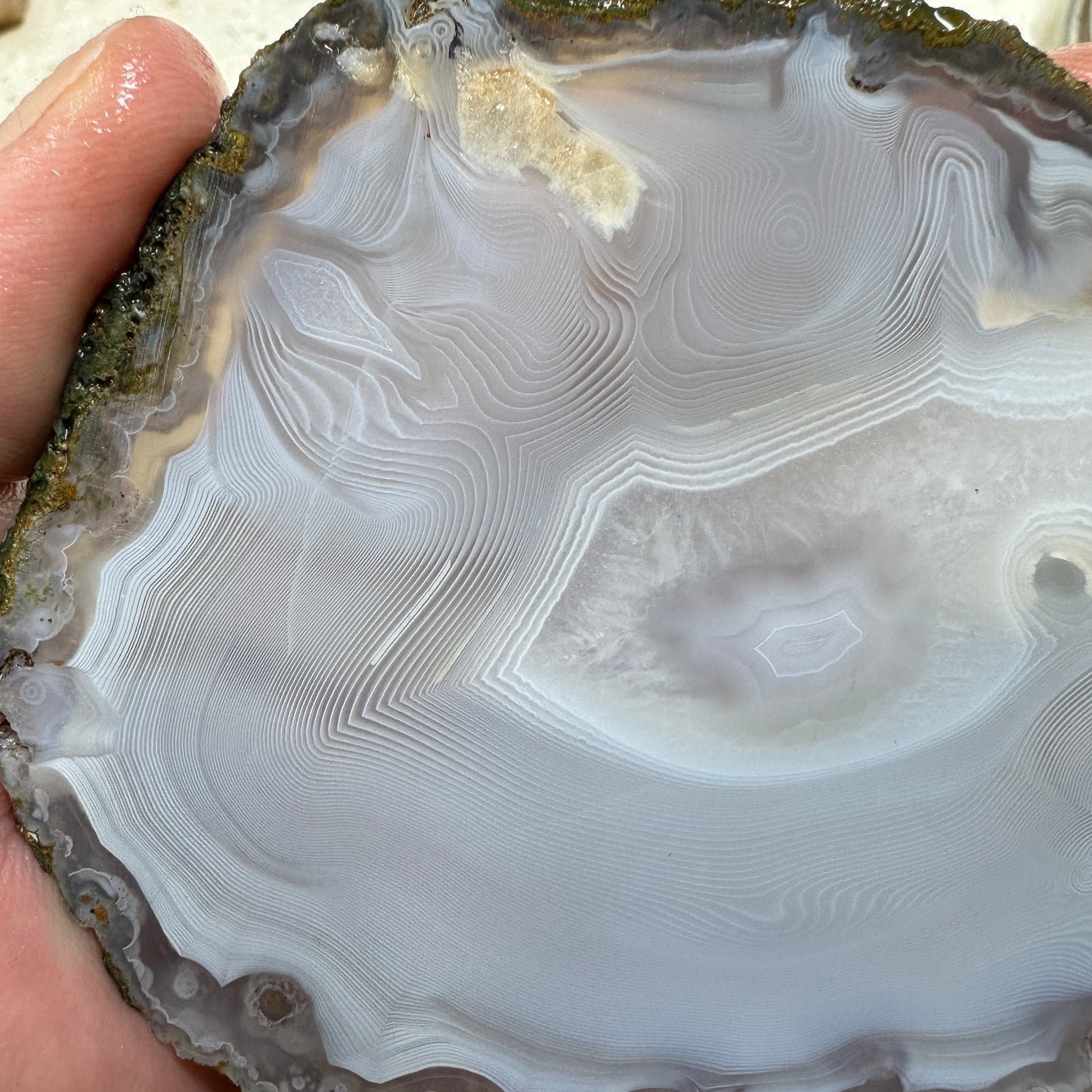 MOROCCAN SHADOW AGATE Slab - 112 grams