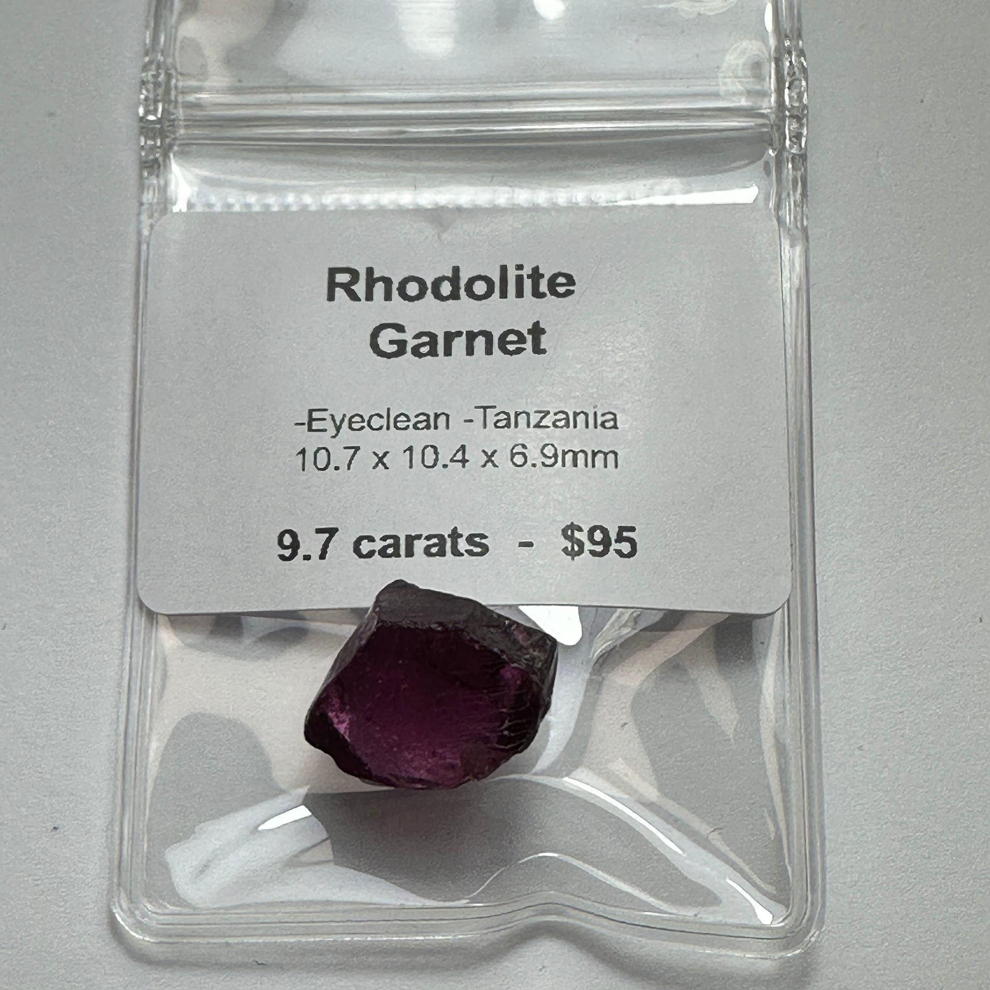RHODOLITE GARNET Facet Rough – SilverHill Lapidary