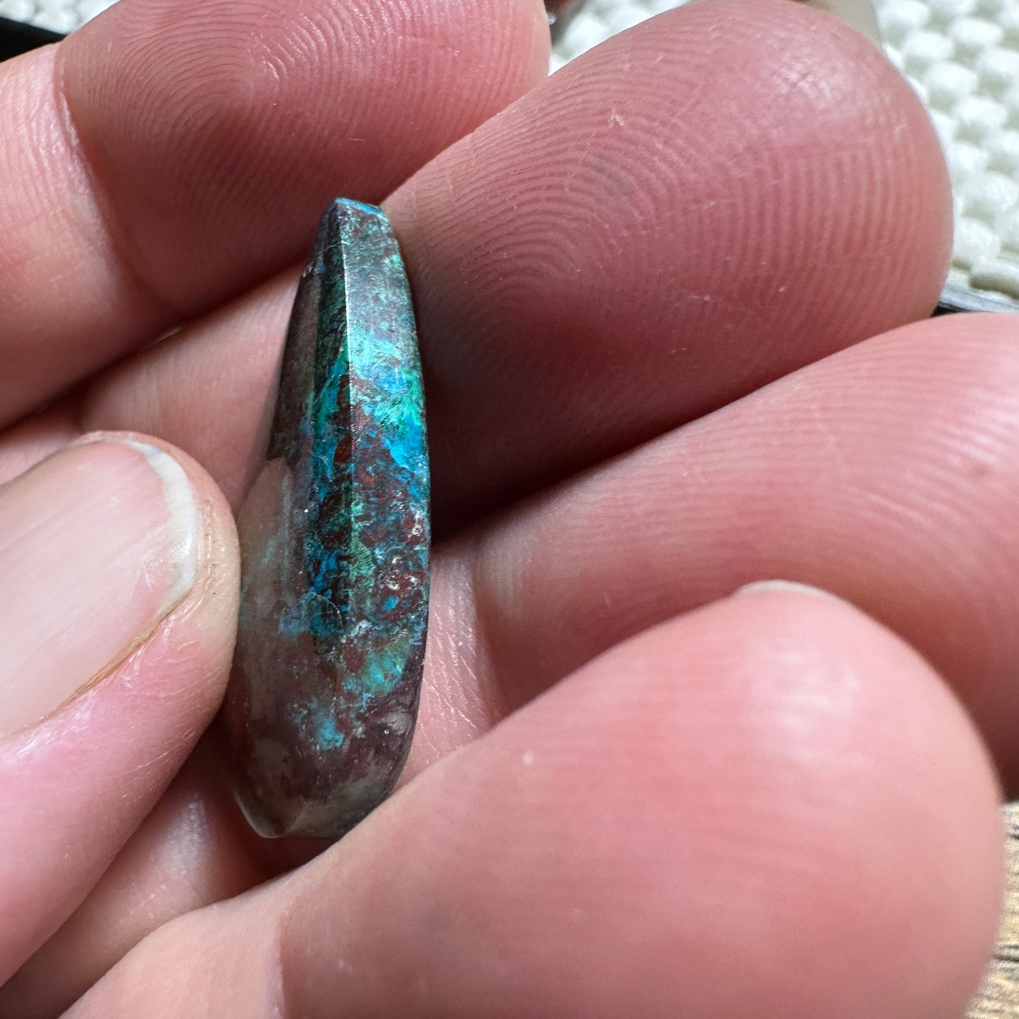 CHRYSOCOLLA MALACHITE cabochon