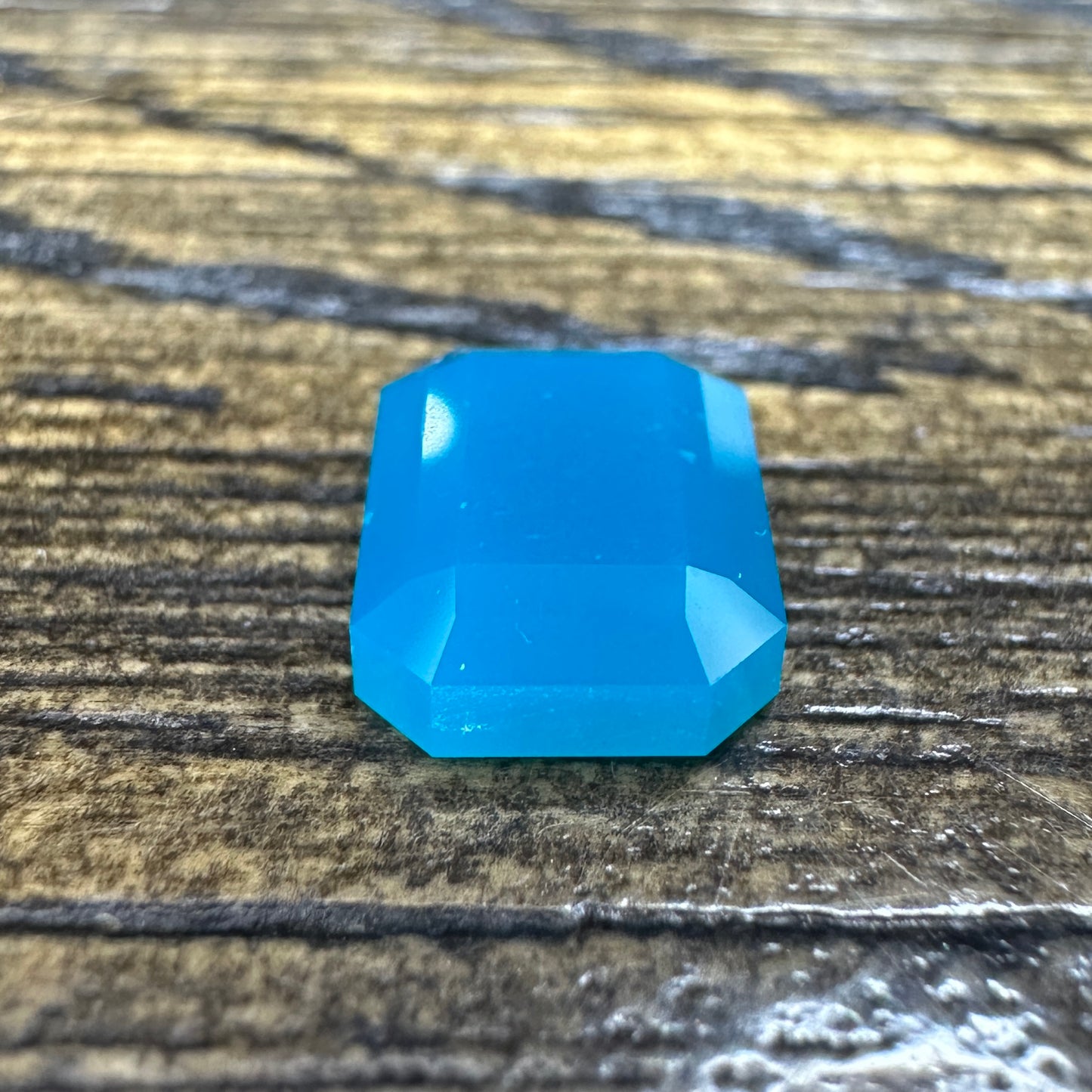 2.59ct GEM SILICA CHRYSOCOLLA Faceted Stone AGT001