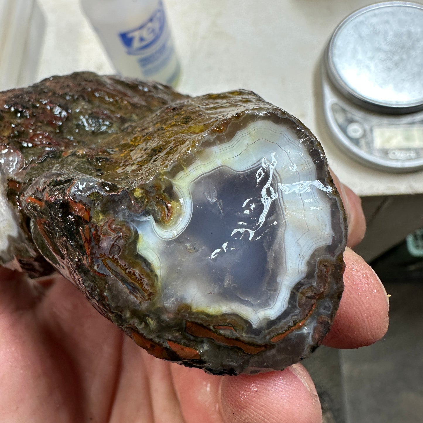 MOROCCAN KERROUCHEN AGATE Rough - 1.73 Pounds