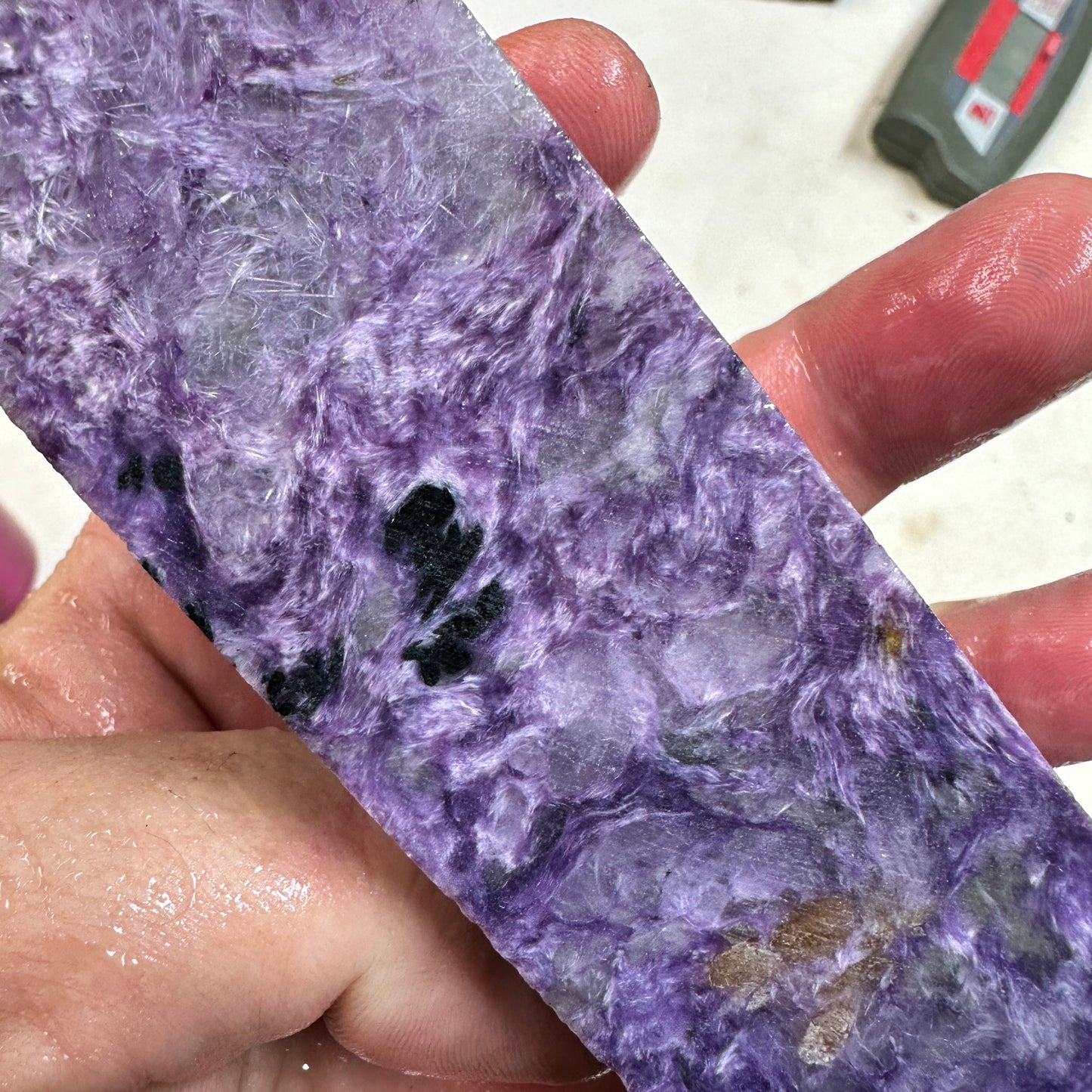 CHAROITE Blocked Rough - 1.51 Pounds