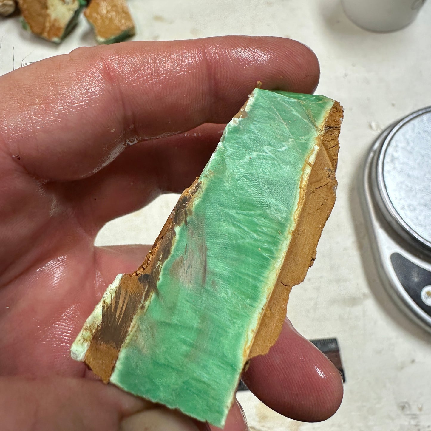 AUSTRALIAN VARISCITE Plate - 128 grams