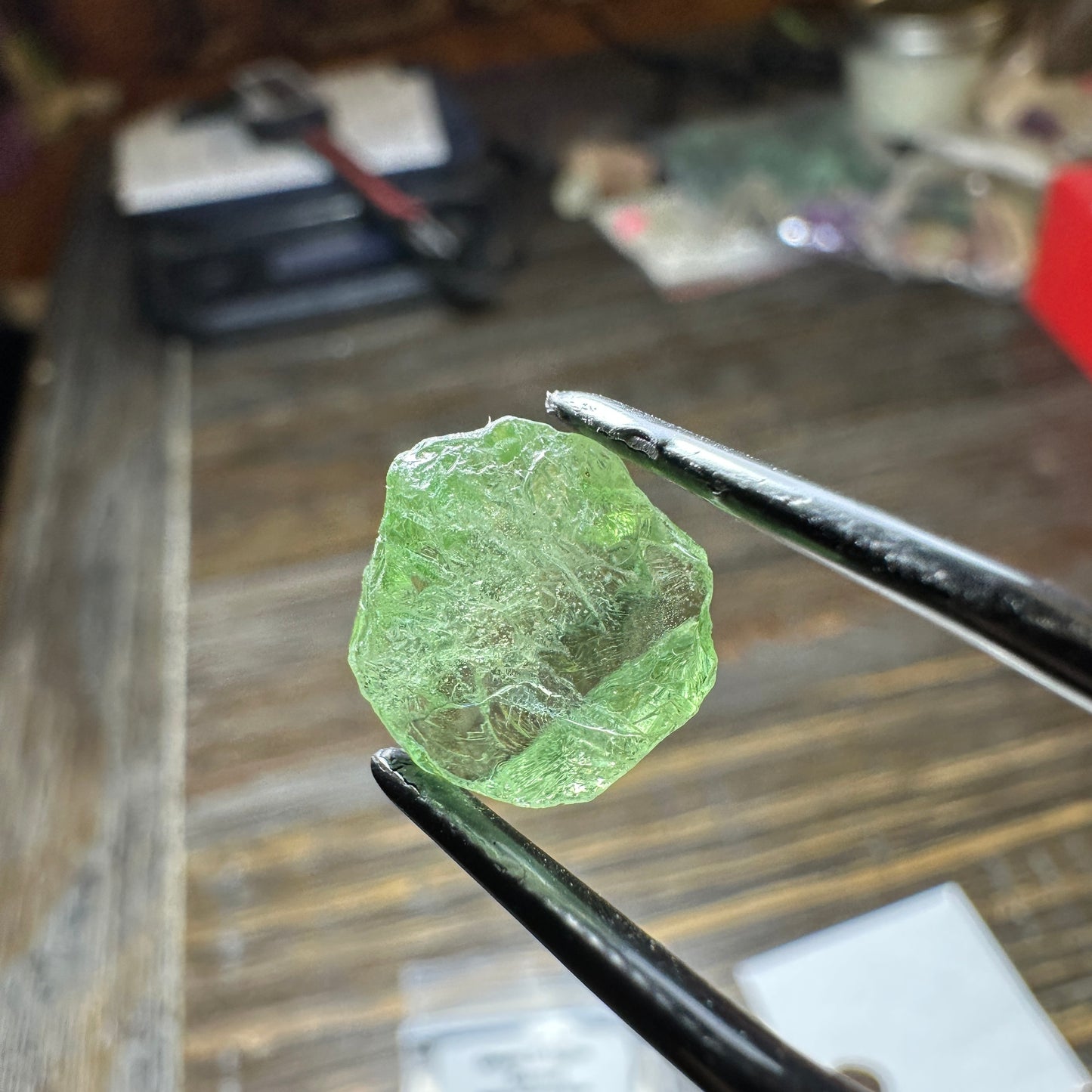 8.51ct GREEN DRAGON GARNET Facet Rough